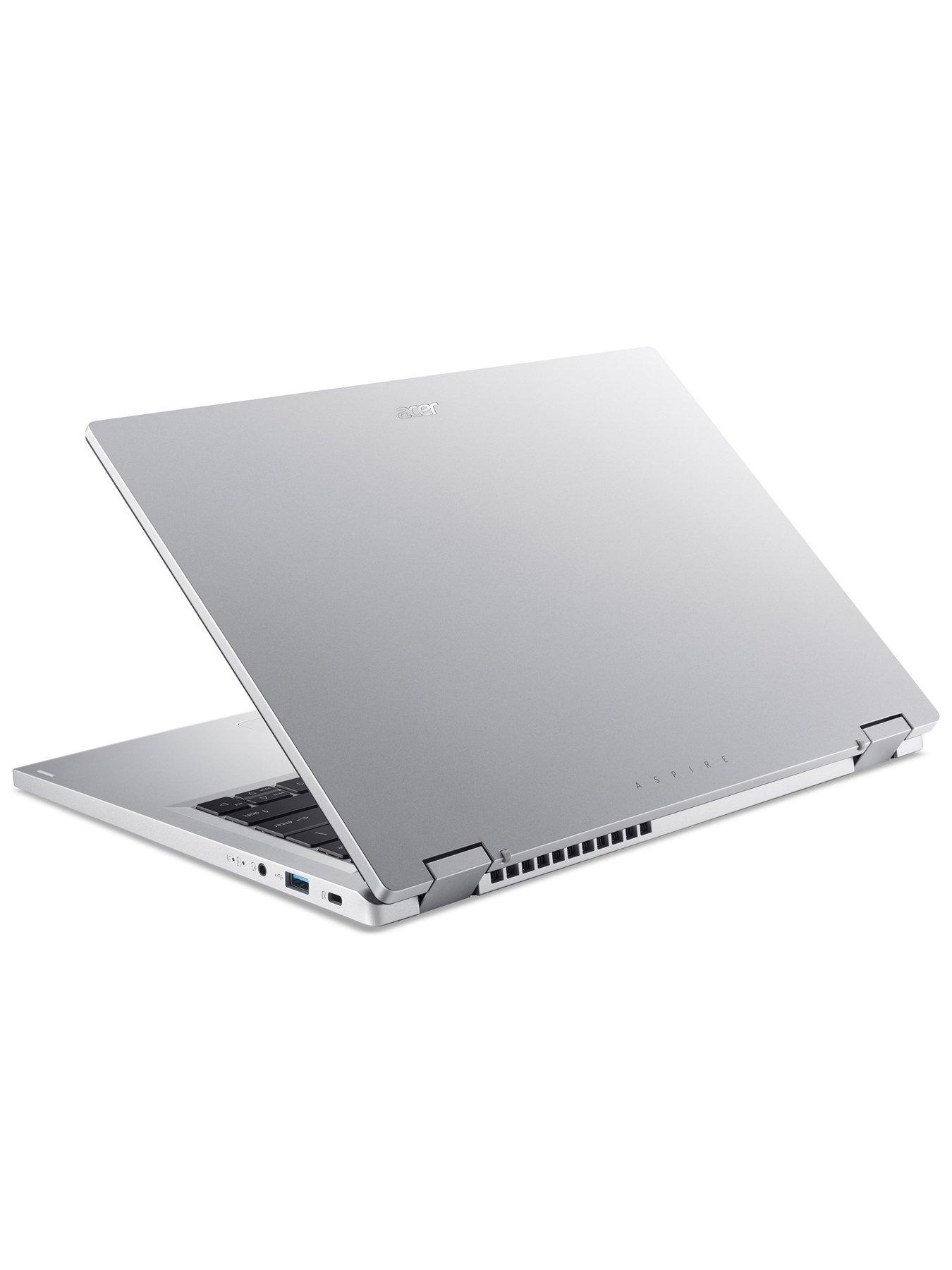 Image 2 of 7 of Acer Aspire Go Spin 14 Touchscreen Laptop - Intel Core 3, 8GB RAM, 128GB SSD, 14in WUXGA IPS, Silver - No Power Adaptor Included