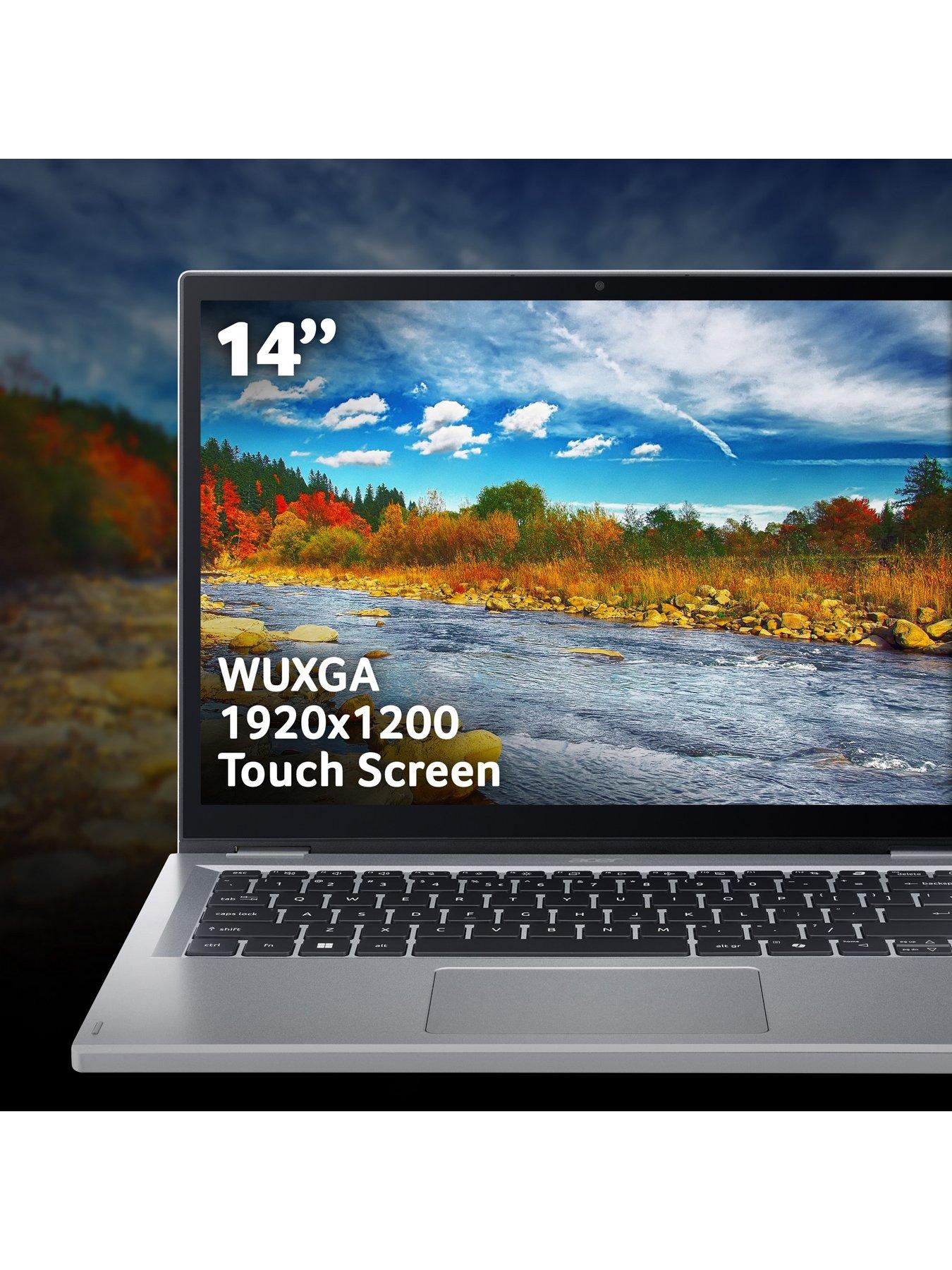Image 4 of 7 of Acer Aspire Go Spin 14 Touchscreen Laptop - Intel Core 3, 8GB RAM, 128GB SSD, 14in WUXGA IPS, Silver - No Power Adaptor Included