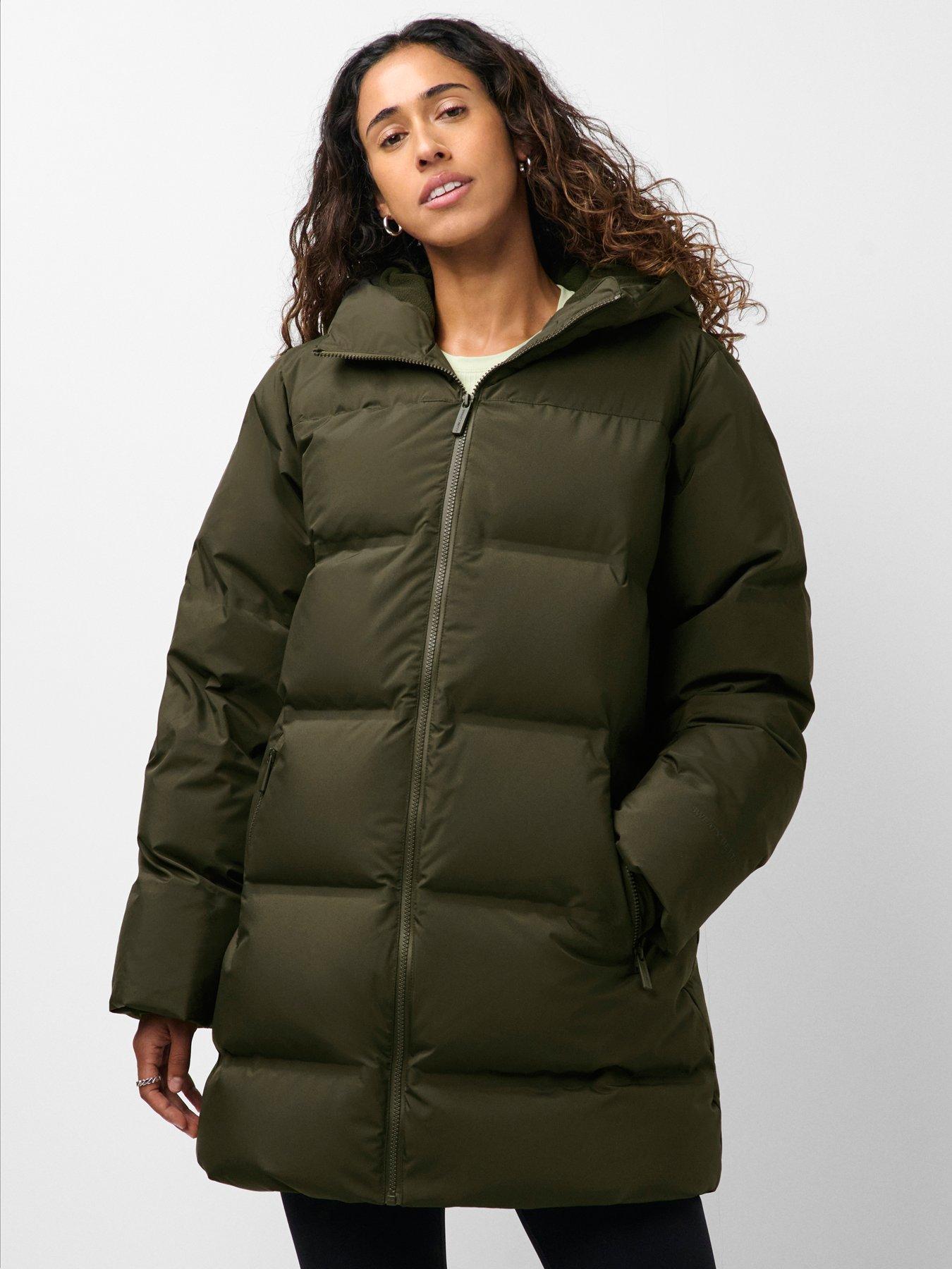 Image 1 of 7 of Sweaty Betty Womens Nimbus Mid Waterproof Puffer - Green