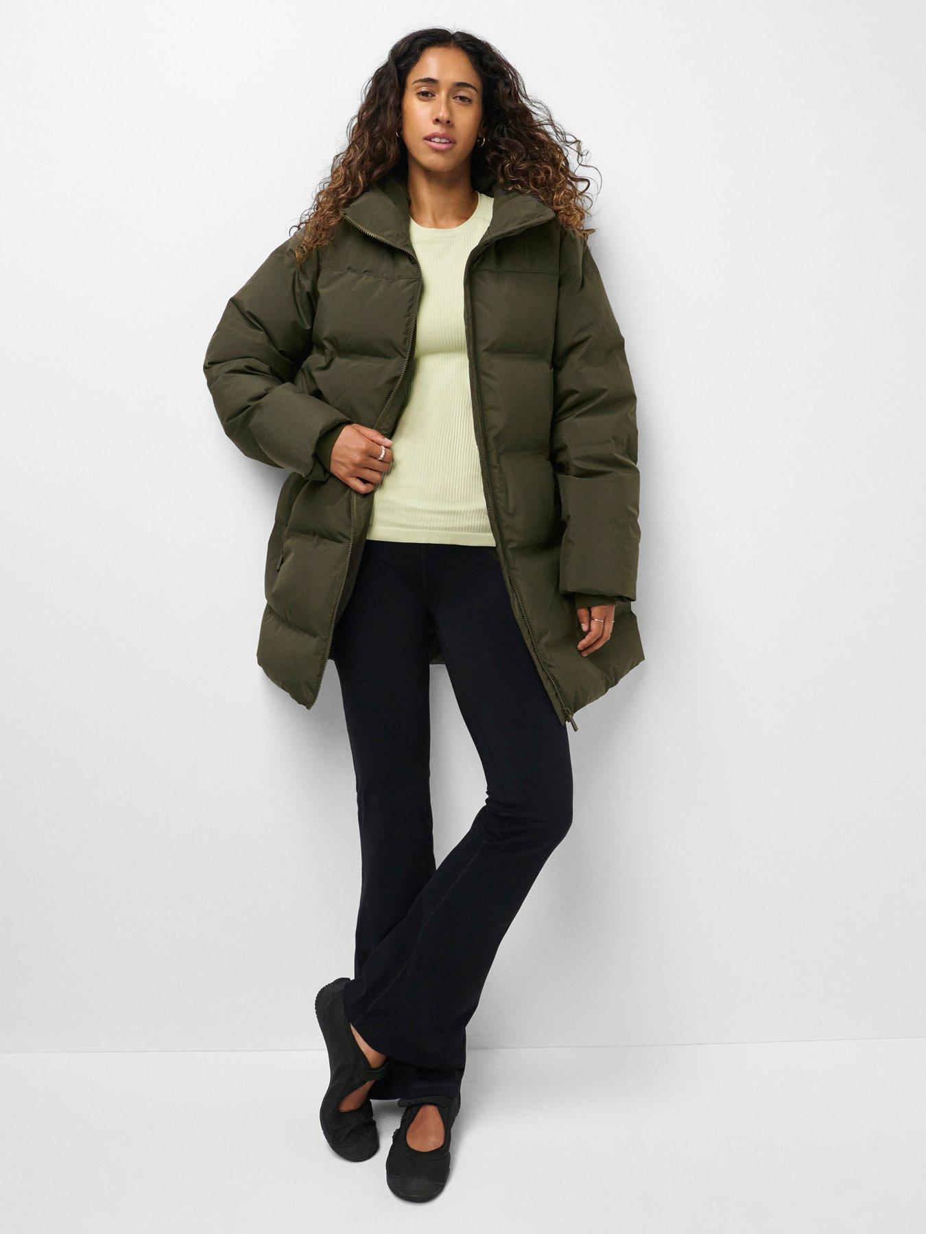 Image 3 of 7 of Sweaty Betty Womens Nimbus Mid Waterproof Puffer - Green