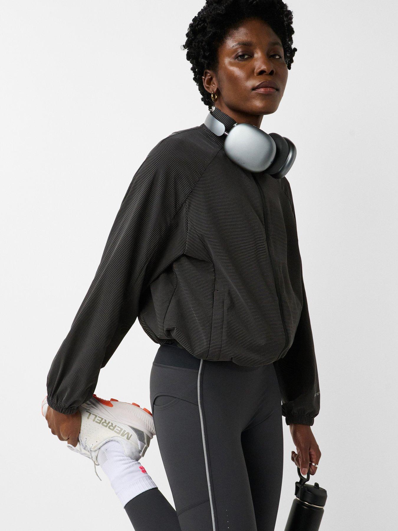 Image 1 of 6 of Sweaty Betty Womens Runner's High Reflective Shell Jacket - Black