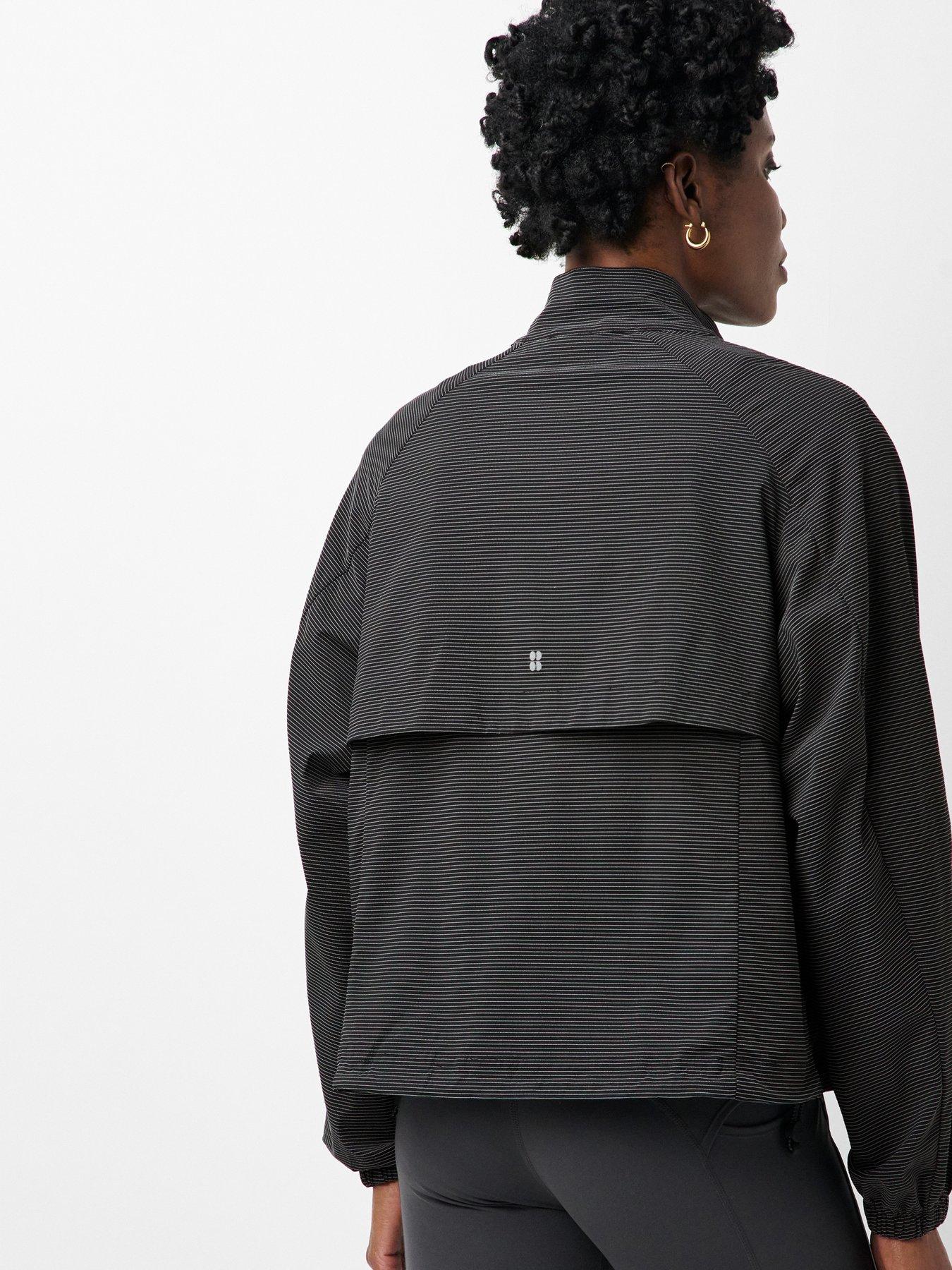 Image 2 of 6 of Sweaty Betty Womens Runner's High Reflective Shell Jacket - Black