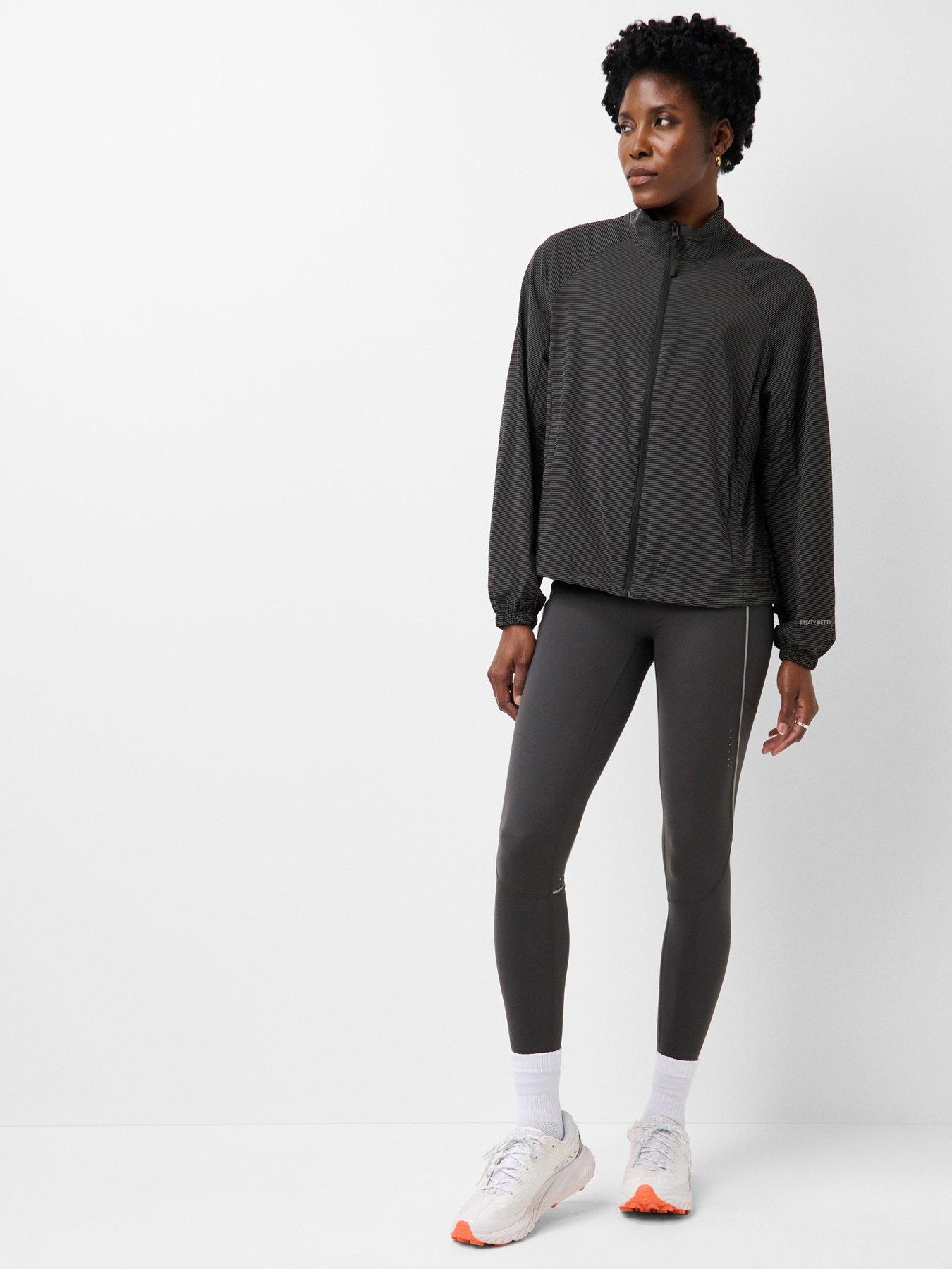 Image 3 of 6 of Sweaty Betty Womens Runner's High Reflective Shell Jacket - Black