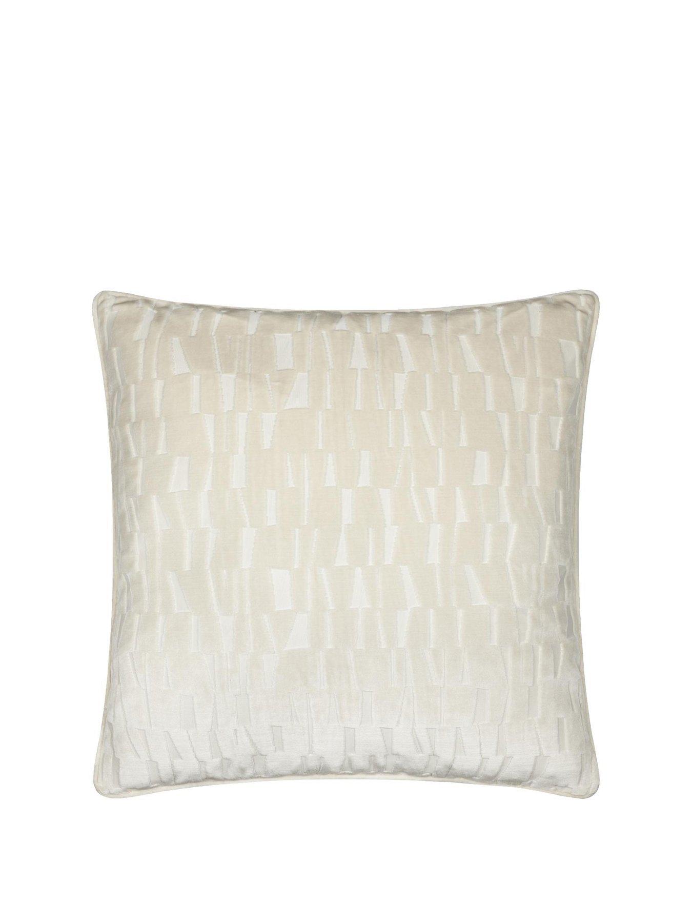 Image 2 of 5 of Paoletti Manhattan 50x50 Polyester Cushion Ivory