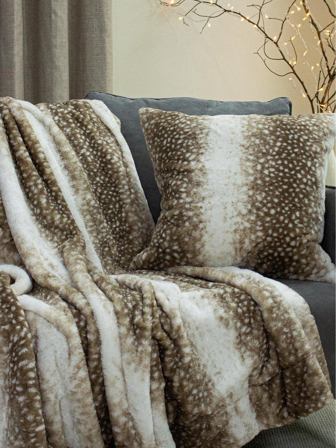 Image 1 of 2 of Paoletti Fawn 50x50 Polyester Cushion Multi