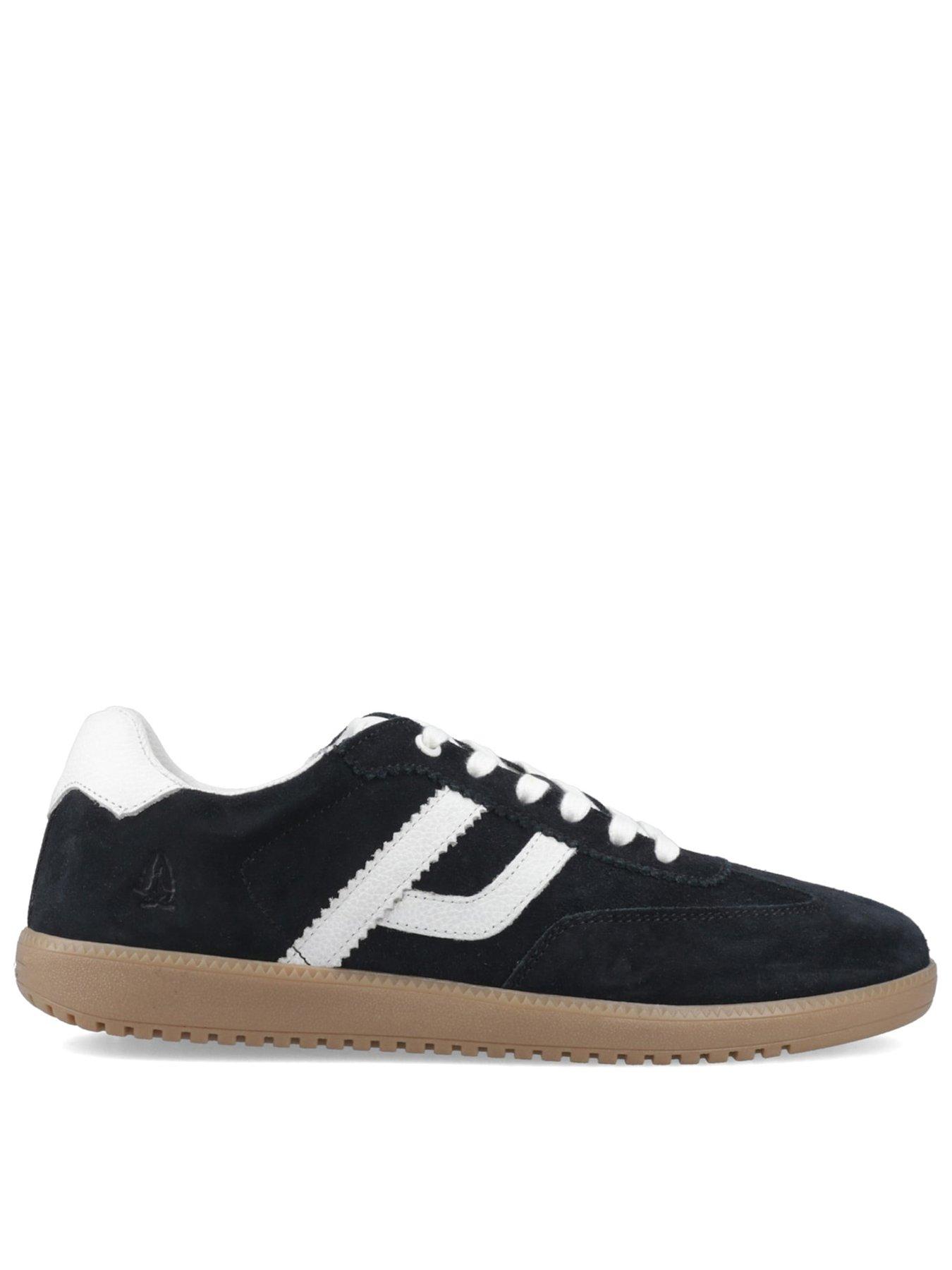 Hush Puppies Beau Men's Trainers, Black Lace-Up Casual Shoes, Size 8 - Image 3