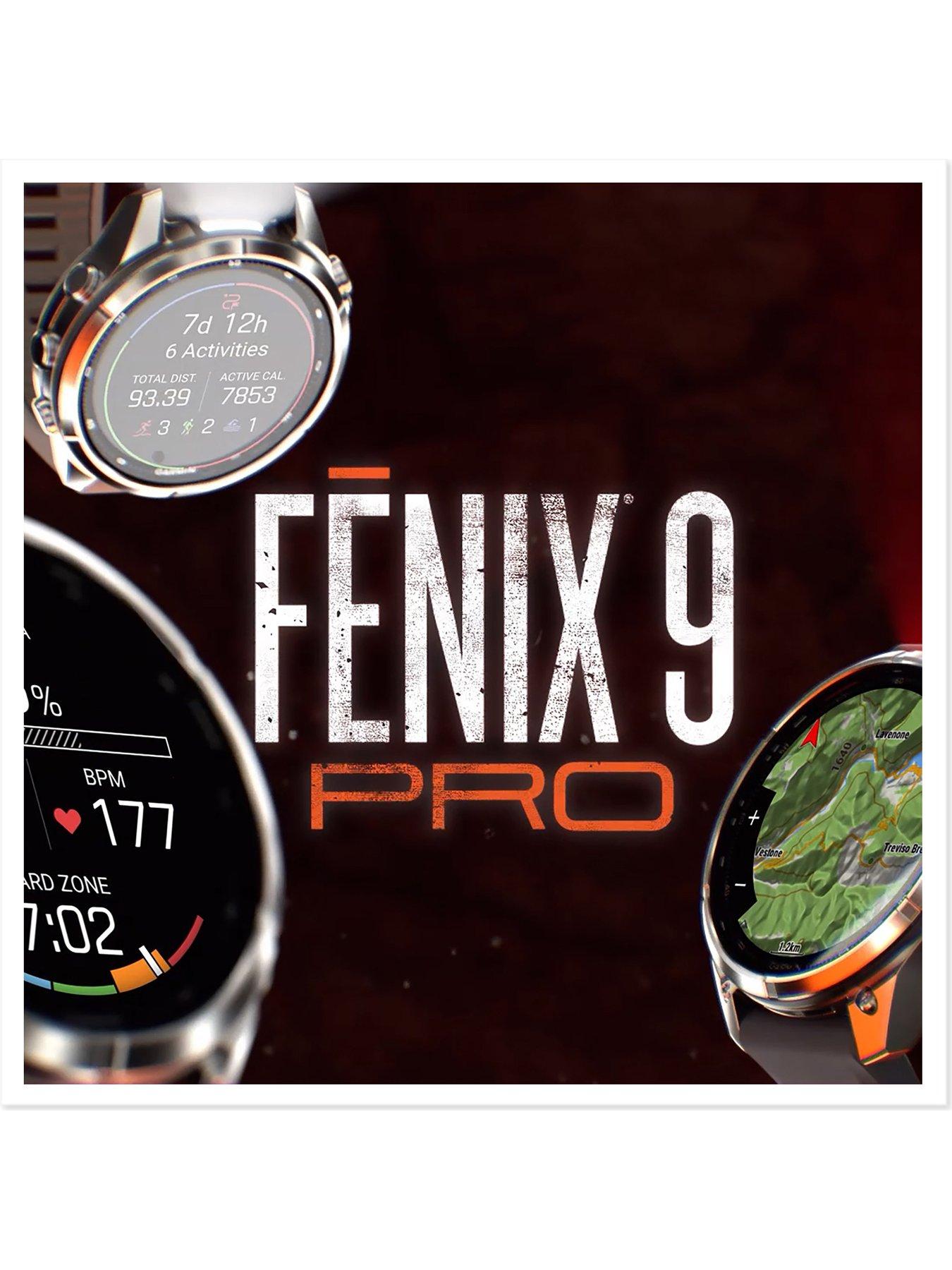 Image 3 of 5 of Garmin Fenix 9 Pro, 47mm Premium LTE GPS multisport smartwatch, Graphite