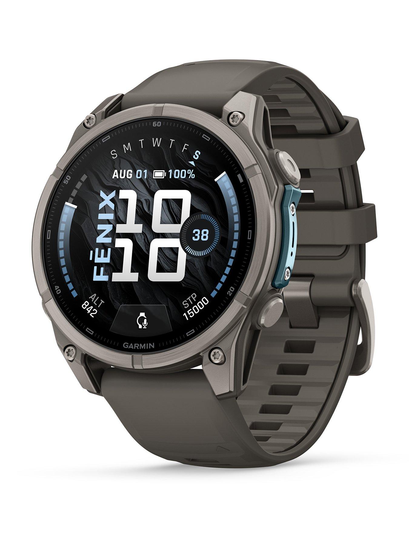 Garmin Mode Size 9 White/Red/Light Fēnix 47Mm Premium Multisport Smartwatch - W47391 010-04762-01 - Image 3