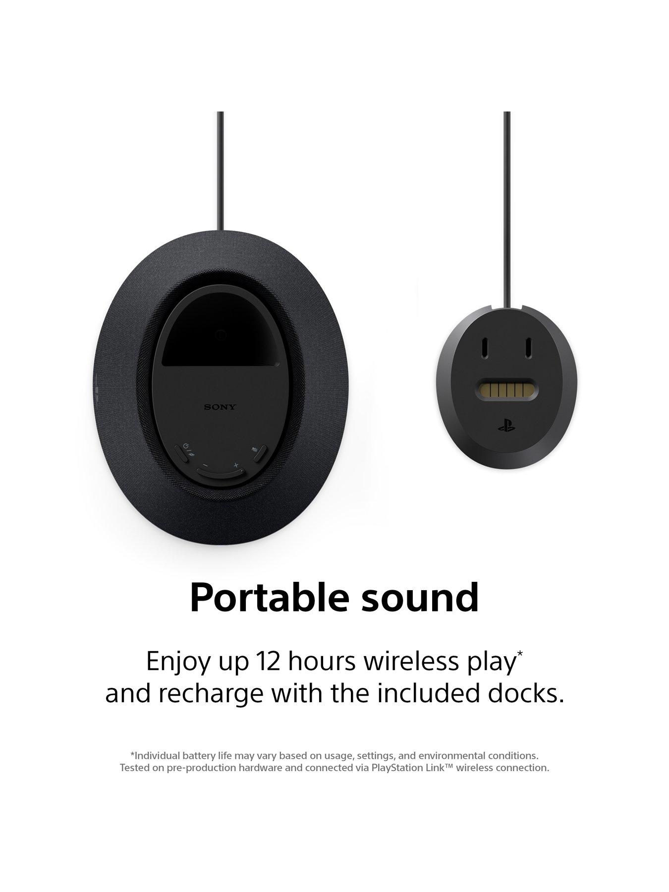 Image 6 of 8 of Playstation PULSE Elevate&trade; wireless speakers - Midnight Black