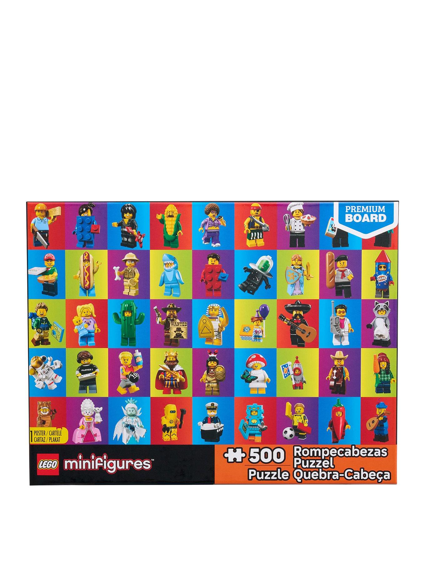 Image 1 of 7 of LEGO Minifigures Collage Puzzle Asst (500 Pcs)