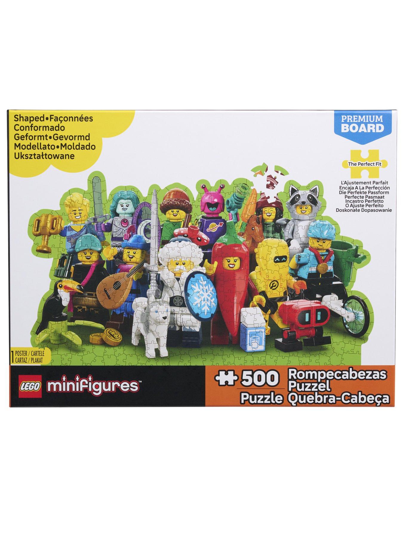 Image 2 of 7 of LEGO Minifigures Collage Puzzle Asst (500 Pcs)