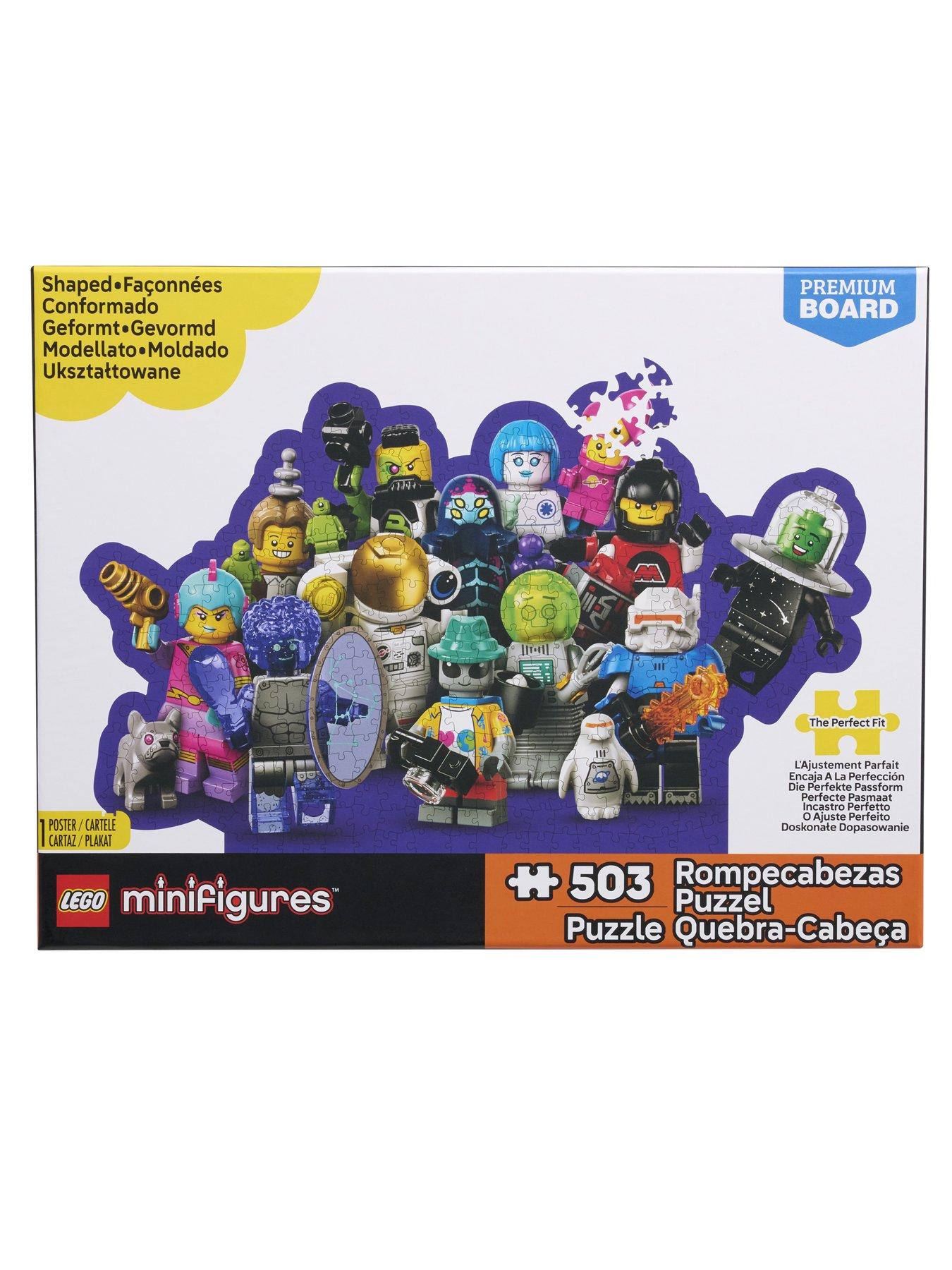 Image 3 of 7 of LEGO Minifigures Collage Puzzle Asst (500 Pcs)