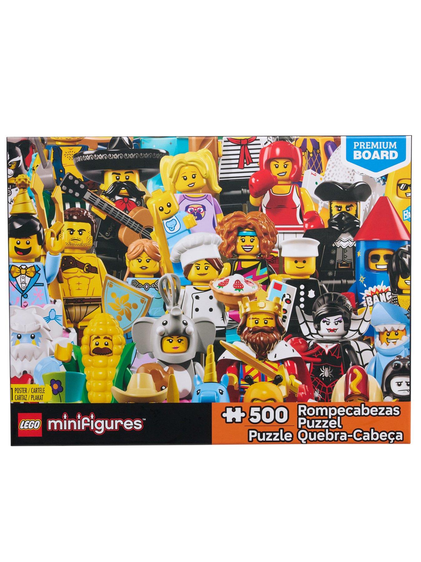 Image 4 of 7 of LEGO Minifigures Collage Puzzle Asst (500 Pcs)