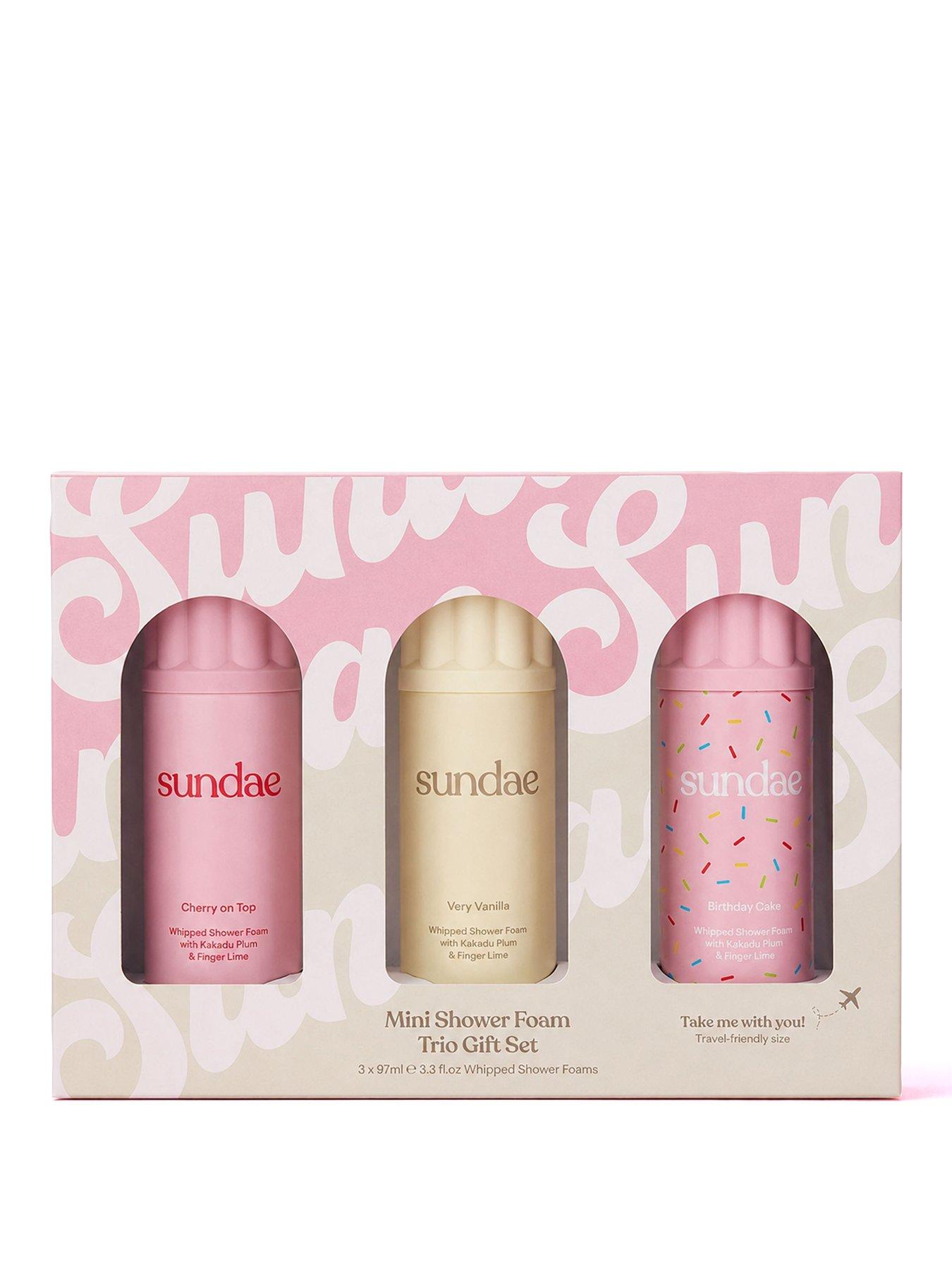 Sundae Shower Foam Minis Travel Trio Gift Set