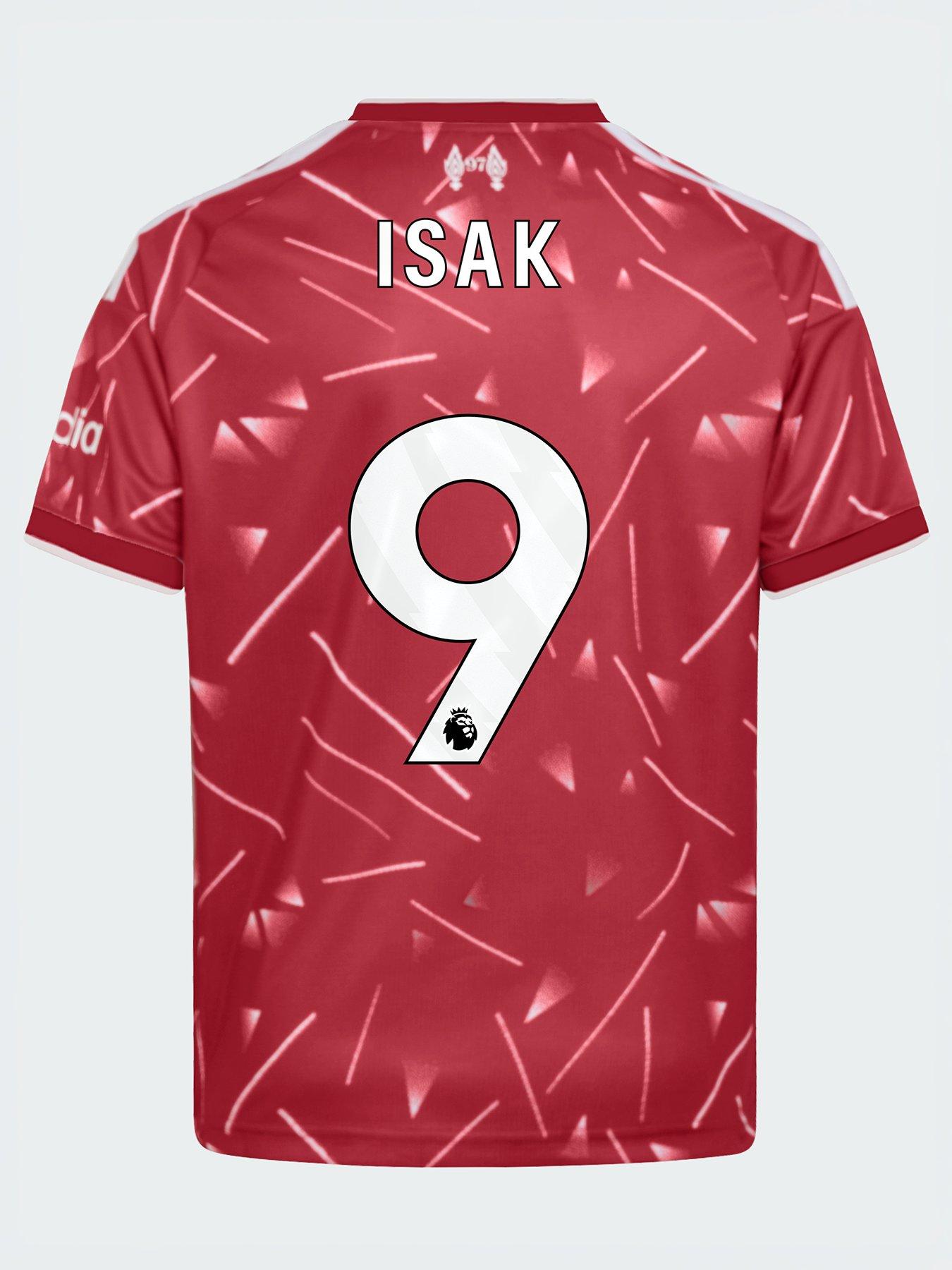 adidas Junior Liverpool Isak 9 Home 26/27 Shirt - Red