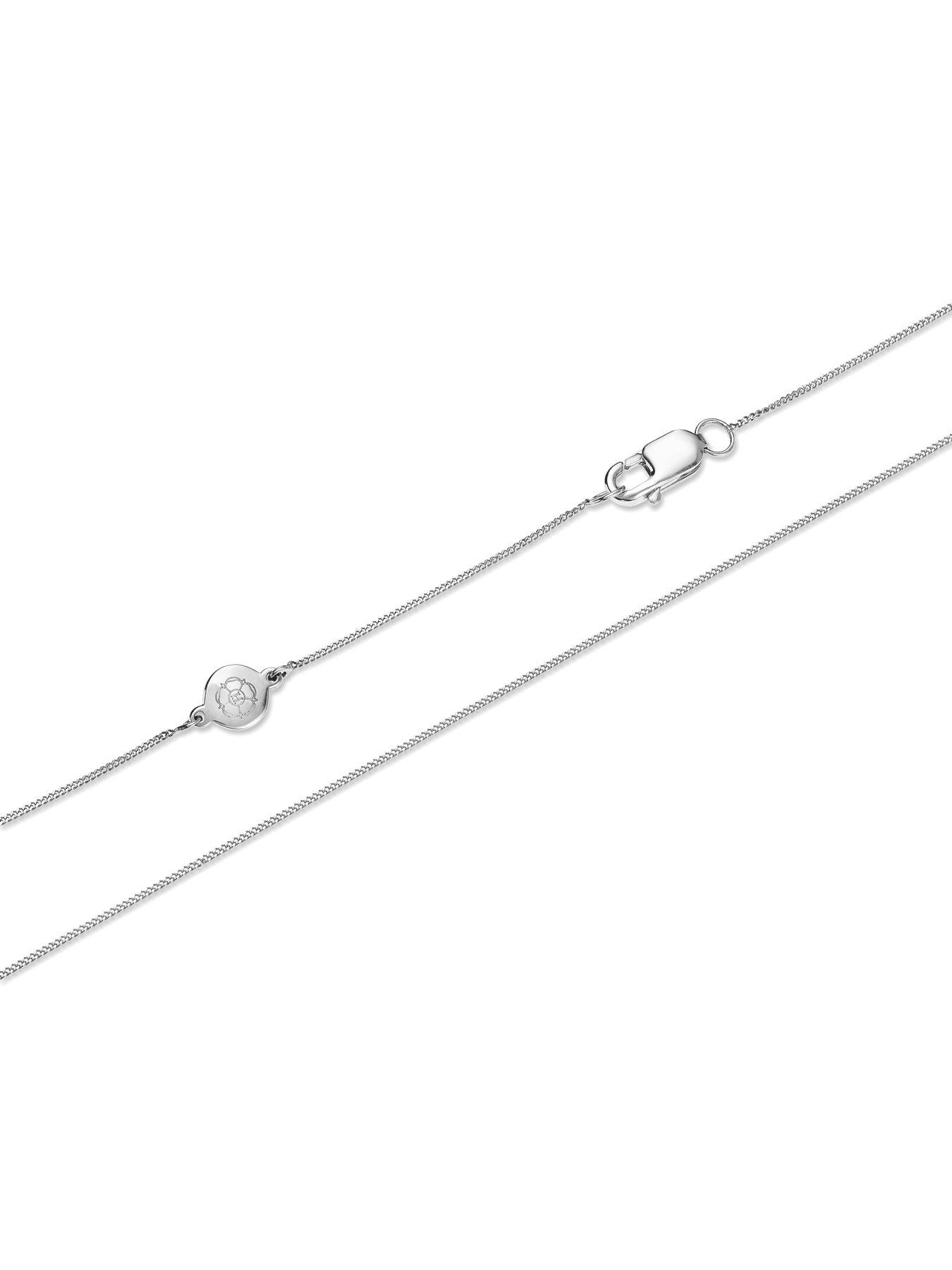 Image 3 of 3 of Harriet Womens 1ct Lab-Grown Diamond Solitaire Pendant Necklace - White Gold