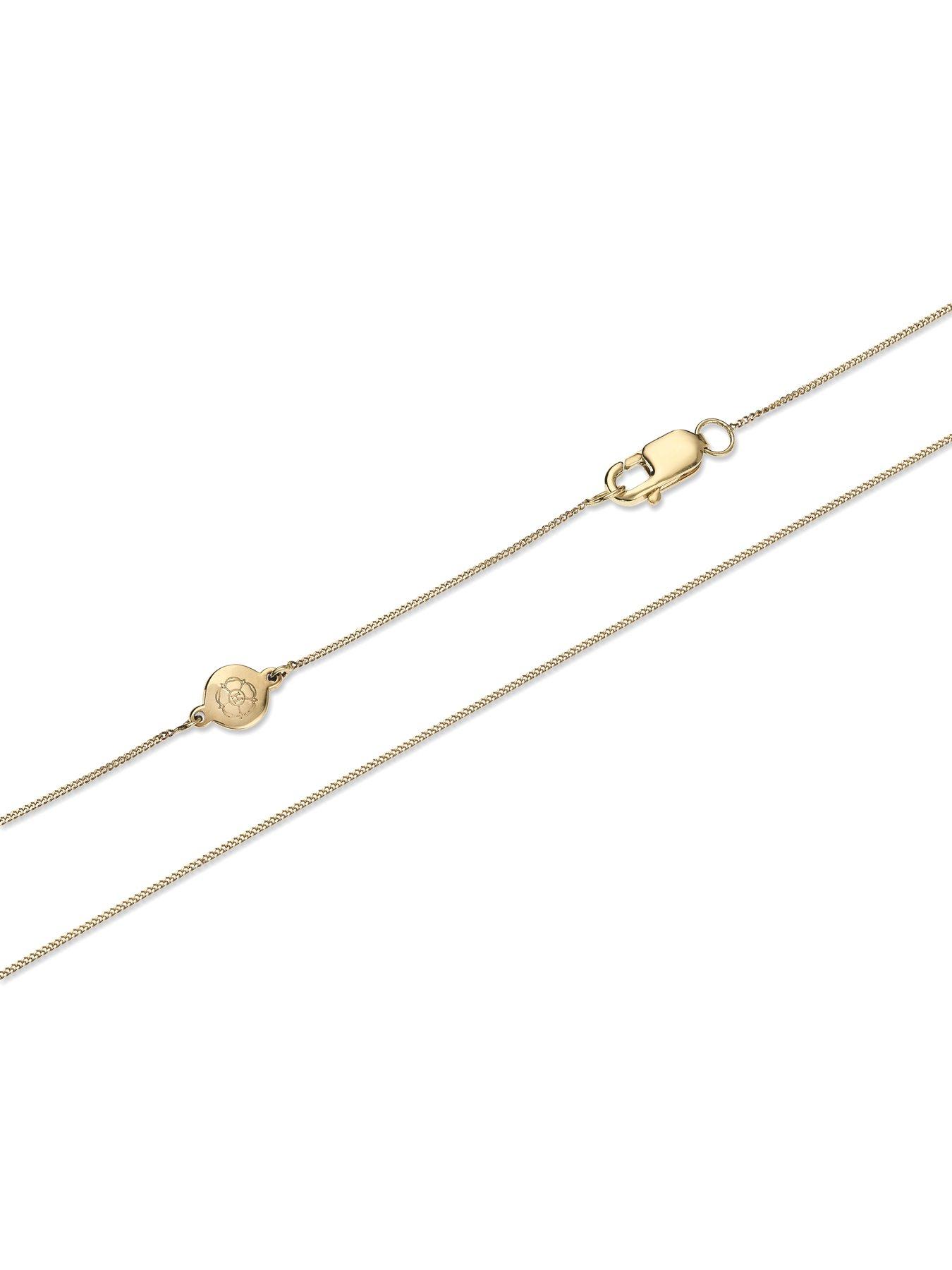 Image 3 of 3 of Harriet Womens 1ct Lab Grown Diamond Solitaire Pendant Necklace - Yellow Gold