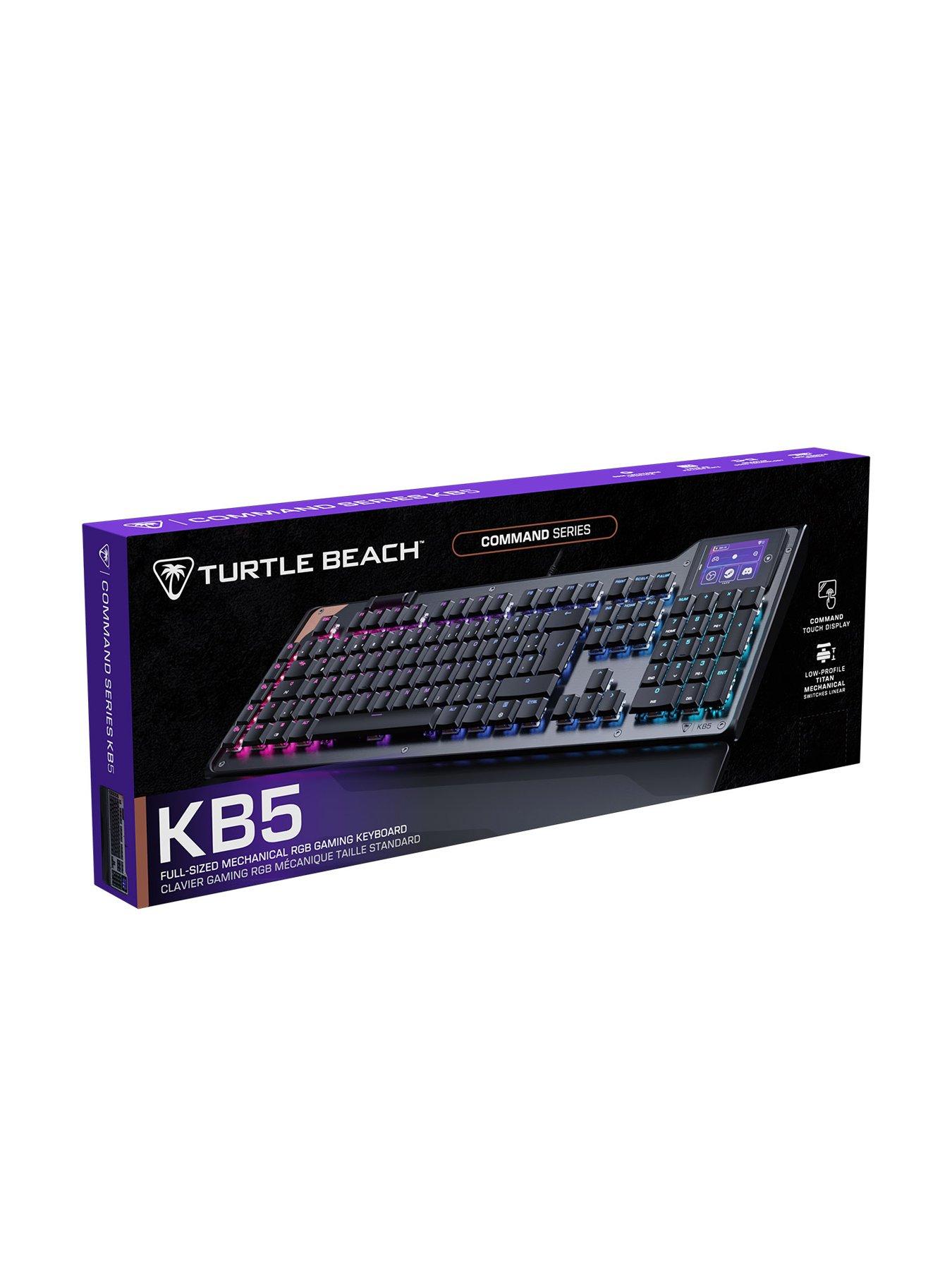 Image 2 of 7 of Turtle Beach Command Series KB5 UK Black