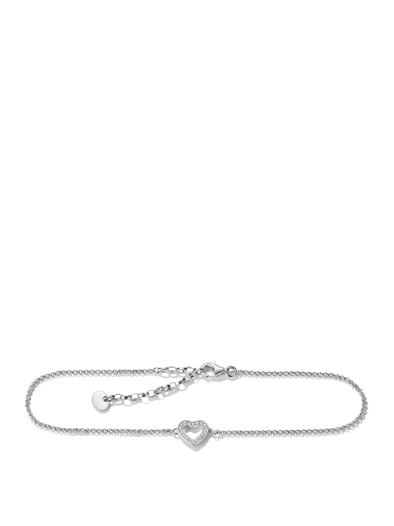 Image 1 of 3 of Thomas Sabo Heart Anklet