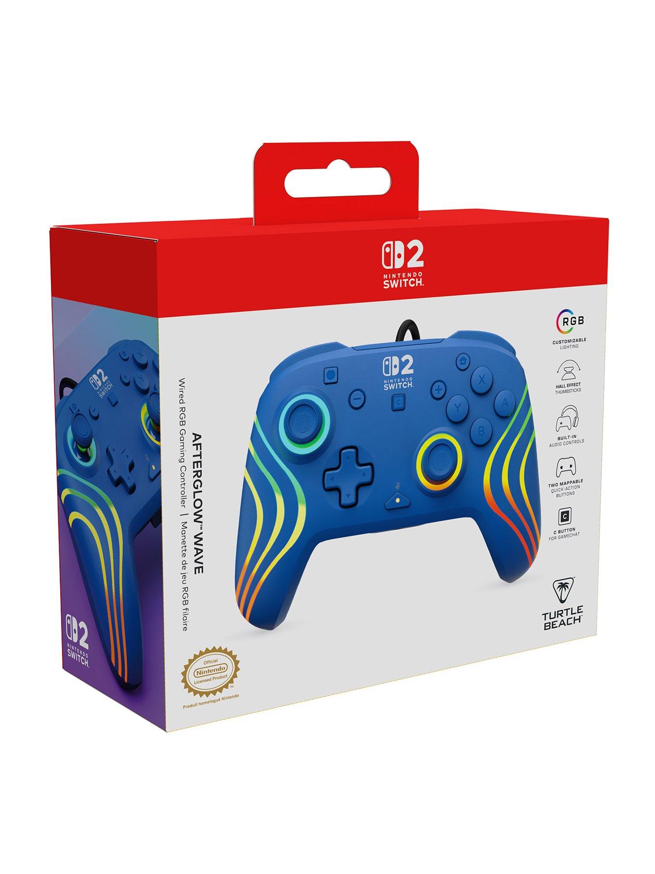 Image 2 of 7 of Turtle Beach Afterglow Wave Wired NS2 Blue