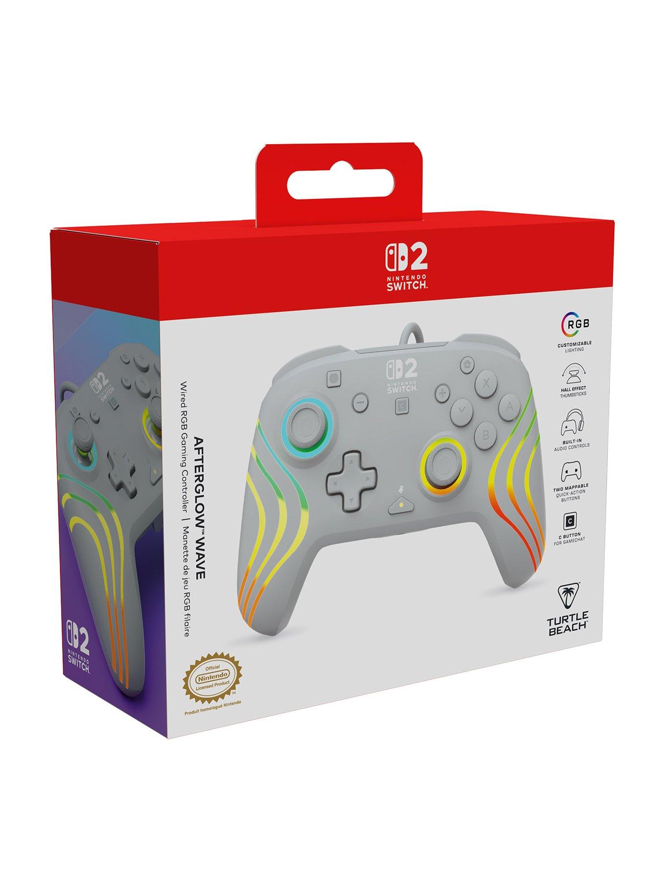 Image 2 of 7 of Turtle Beach Afterglow Wave Wired NS2 Grey