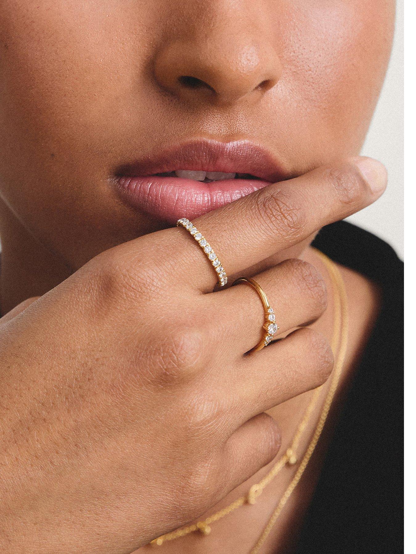 Image 1 of 3 of Thomas Sabo White Zirconia Eternity Ring