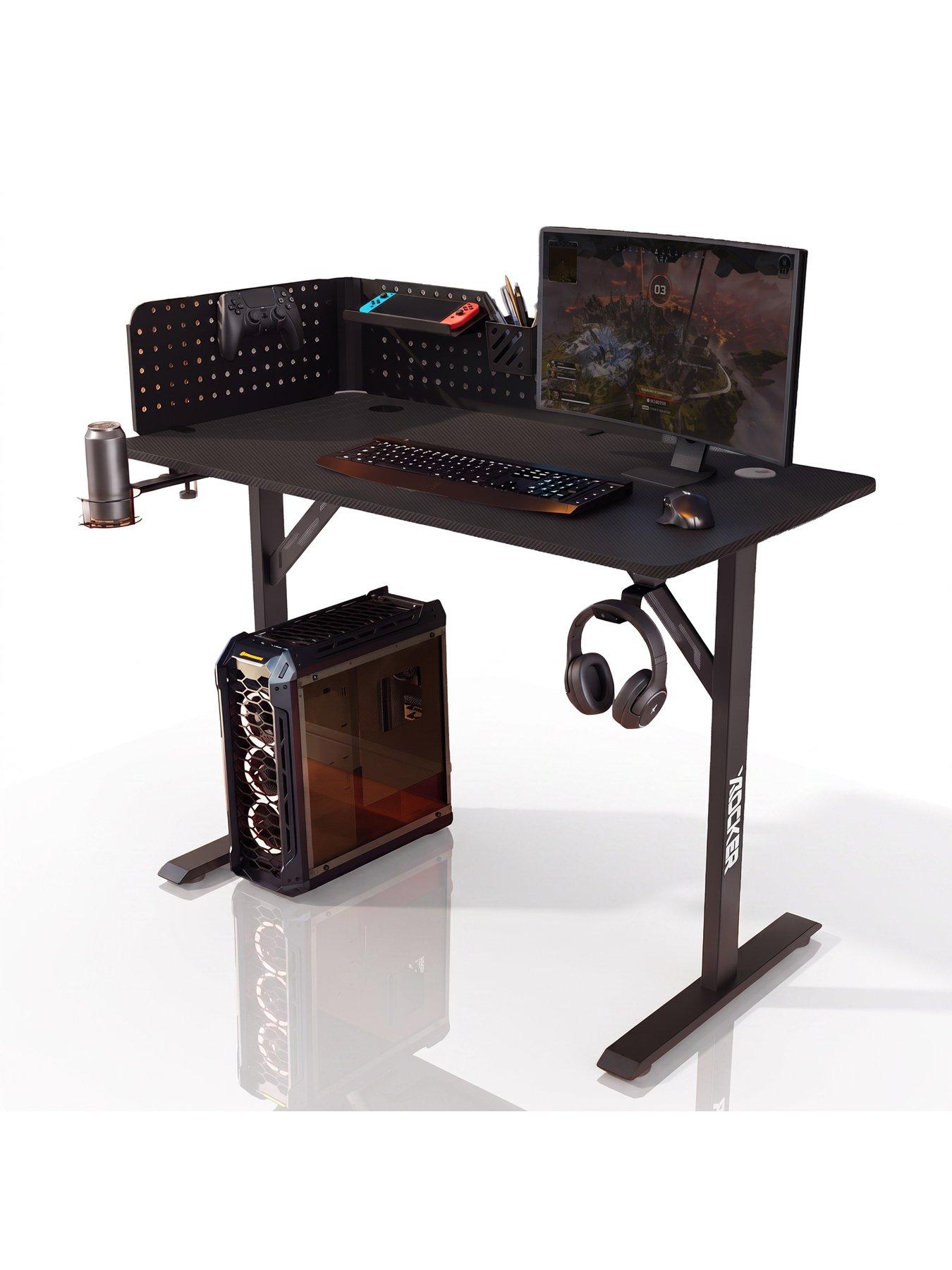 Image 6 of 7 of X Rocker Vortex 110cm Gaming Desk with Pegboard and Accessories