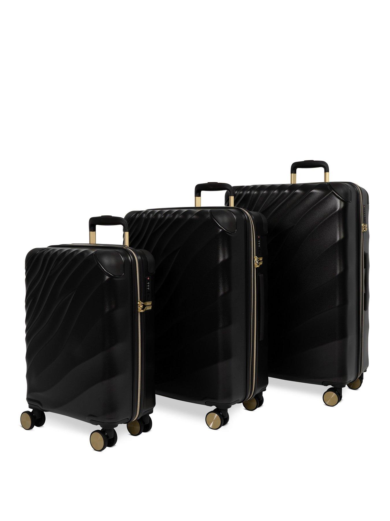 Rock Luggage Sahara Hardshell Suitcase 3Pc Set (Cabin/Medium/Large)