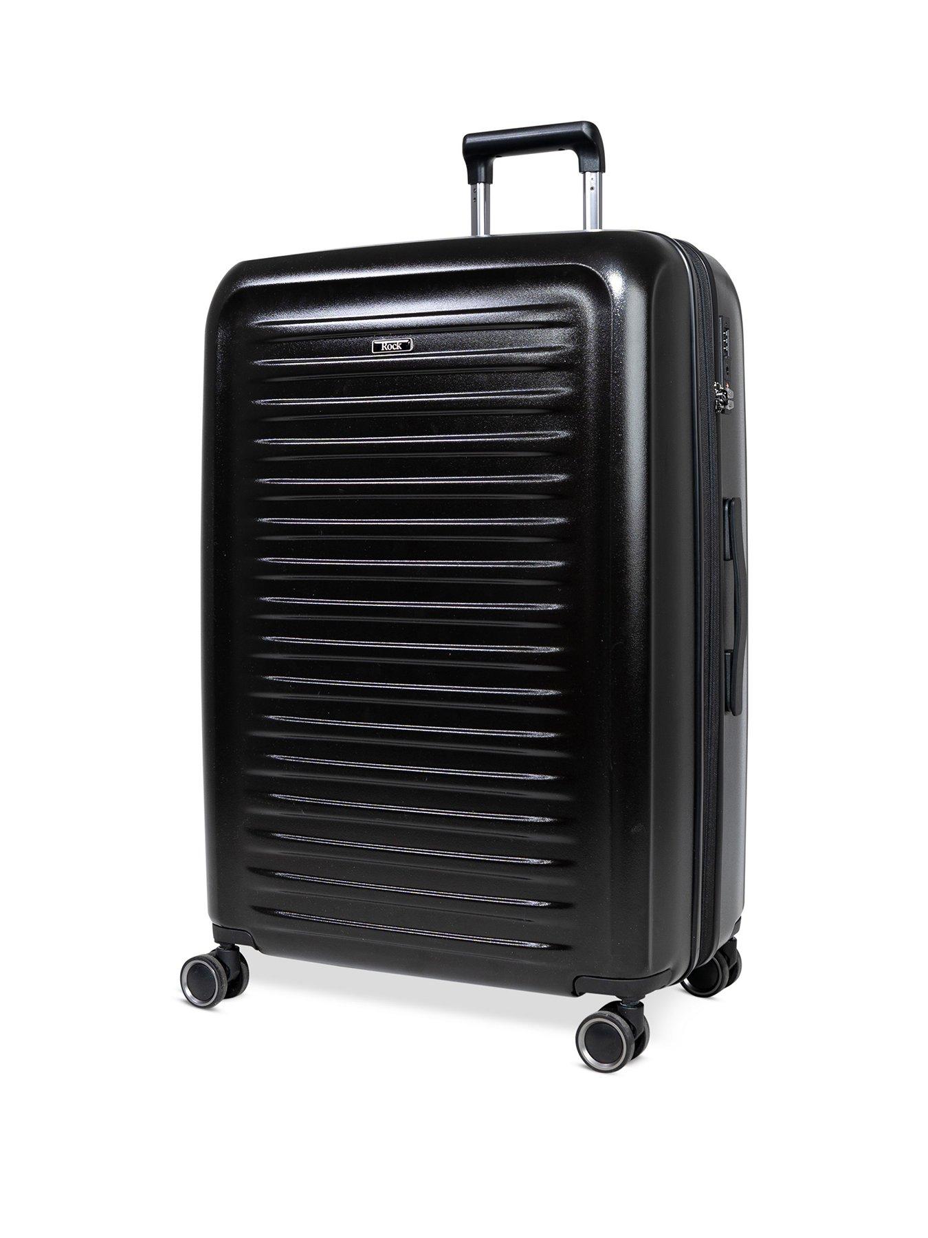 Rock Men's Black Legacy Hardshell Suitcase Large - Image 3
