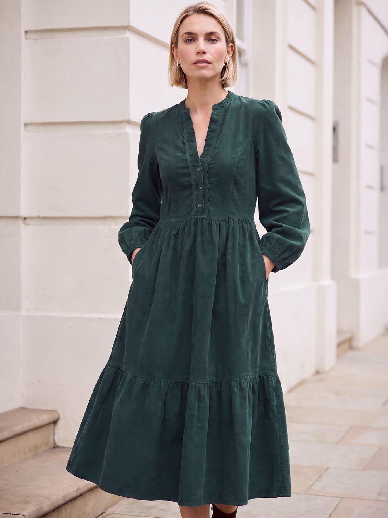 Image 1 of 4 of Roman Ric Rac Cord Dress