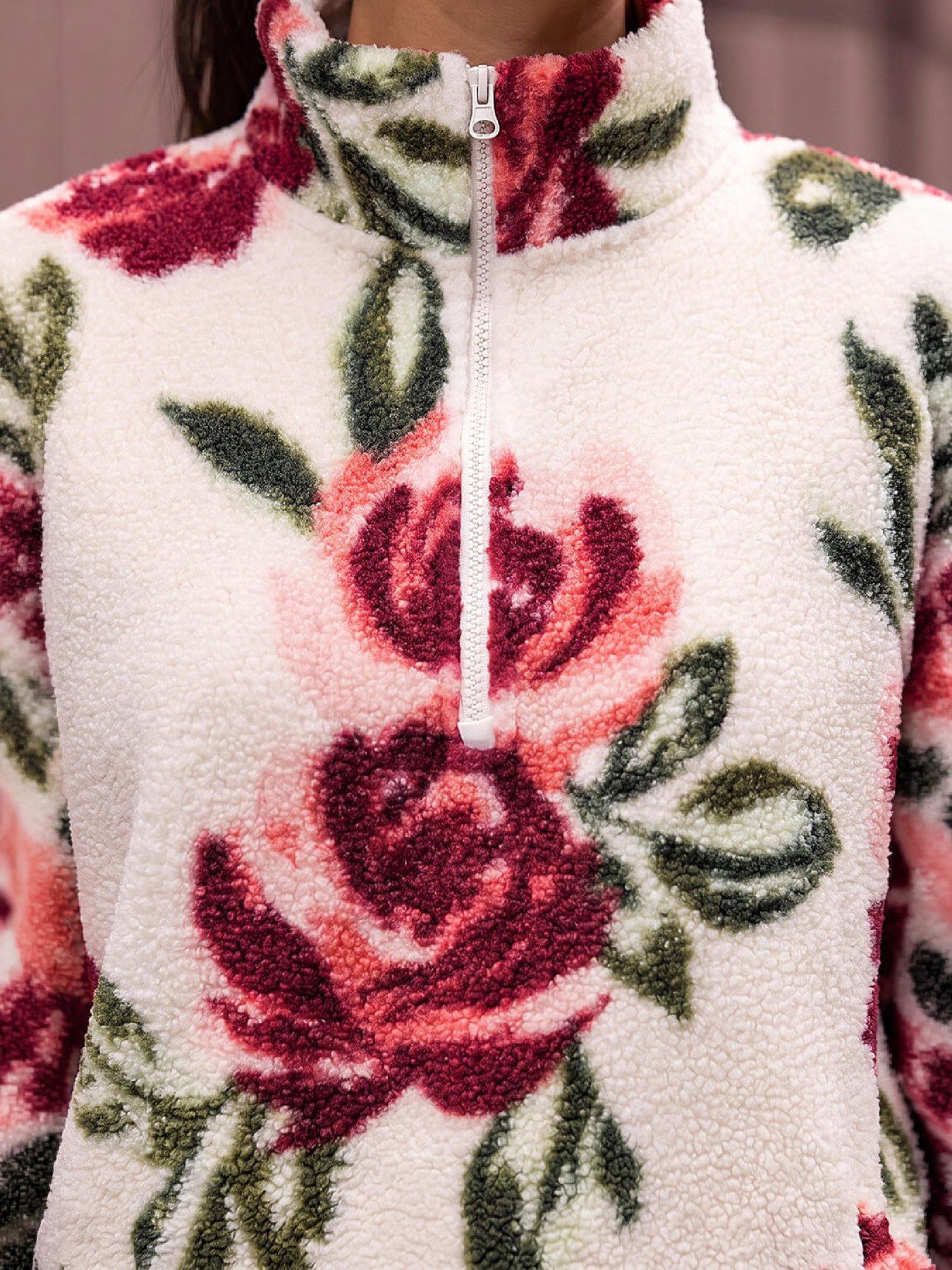 Image 2 of 4 of Roman Printed Zip Neck Fleece