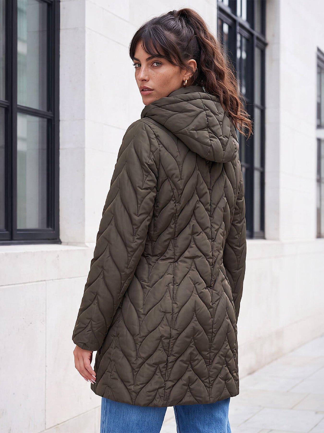 Image 2 of 4 of Roman Zig Zag Padded Coat