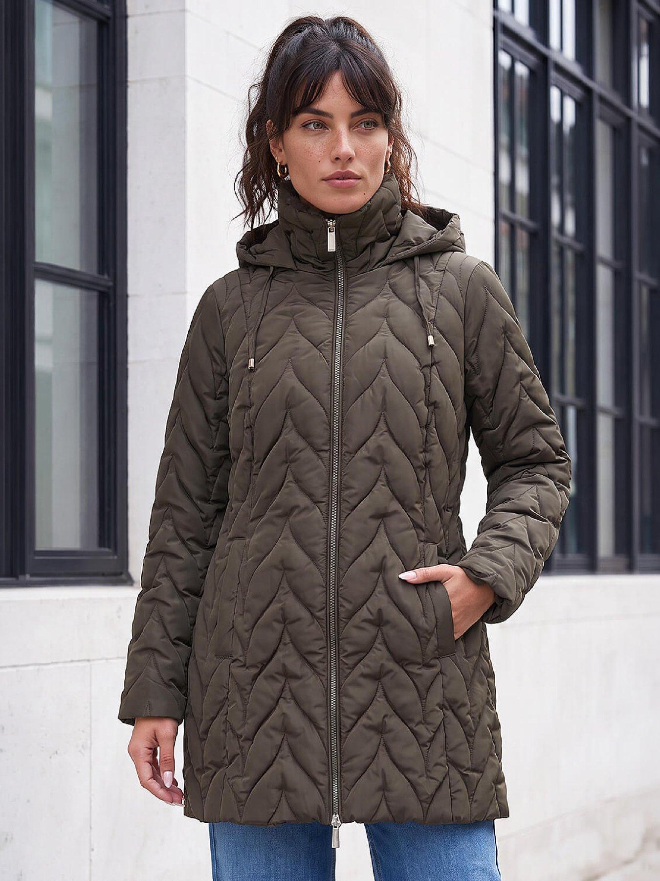 Image 4 of 4 of Roman Zig Zag Padded Coat