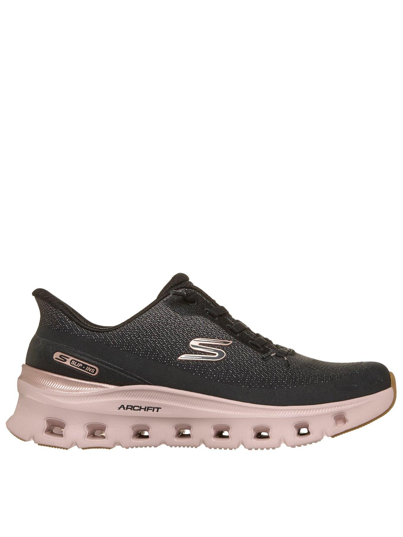 Image 1 of 5 of Skechers Womens Arch Fit Arch Support Slip-Ins Trainers - Black