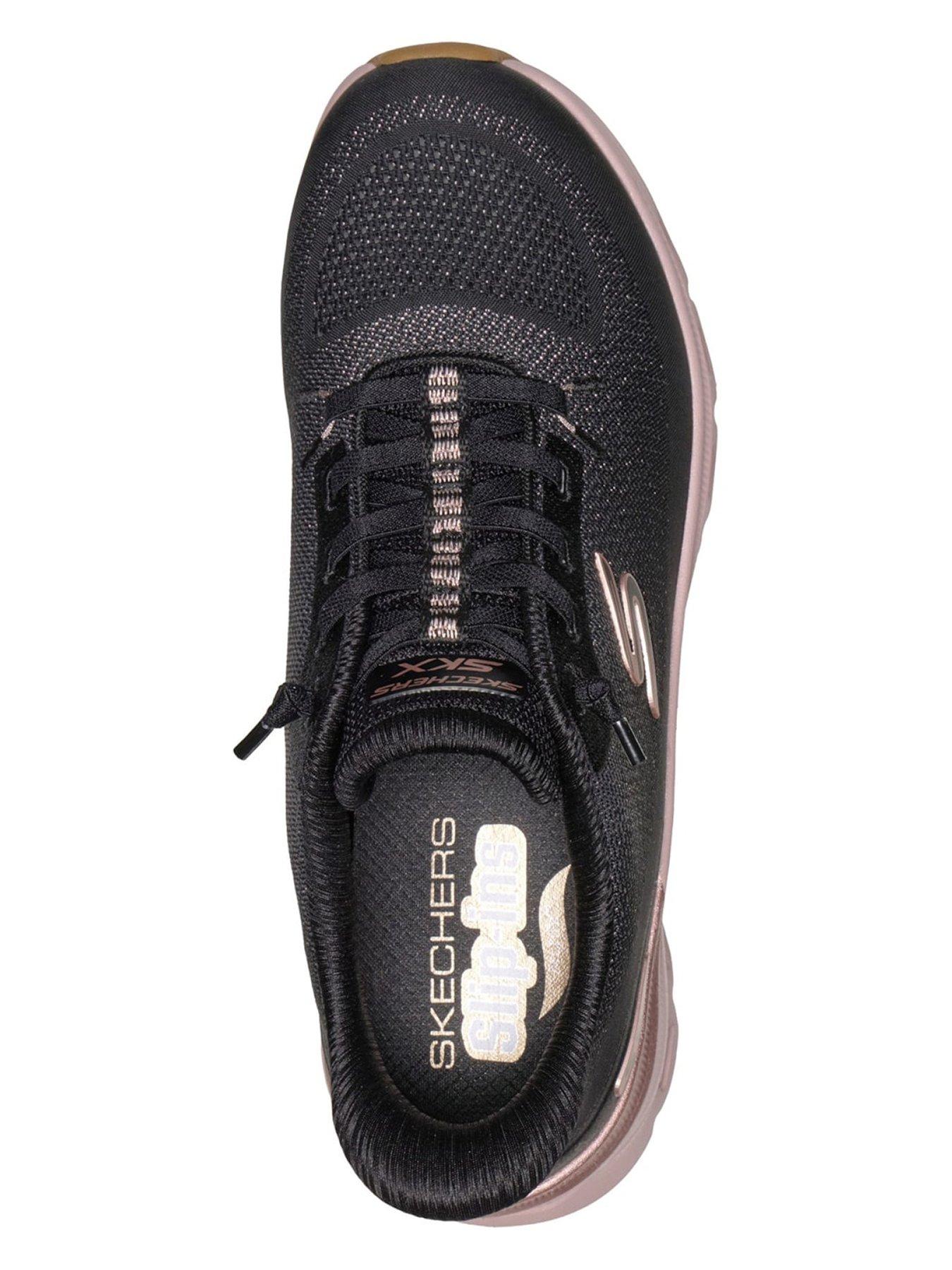 Image 4 of 5 of Skechers Womens Arch Fit Arch Support Slip-Ins Trainers - Black
