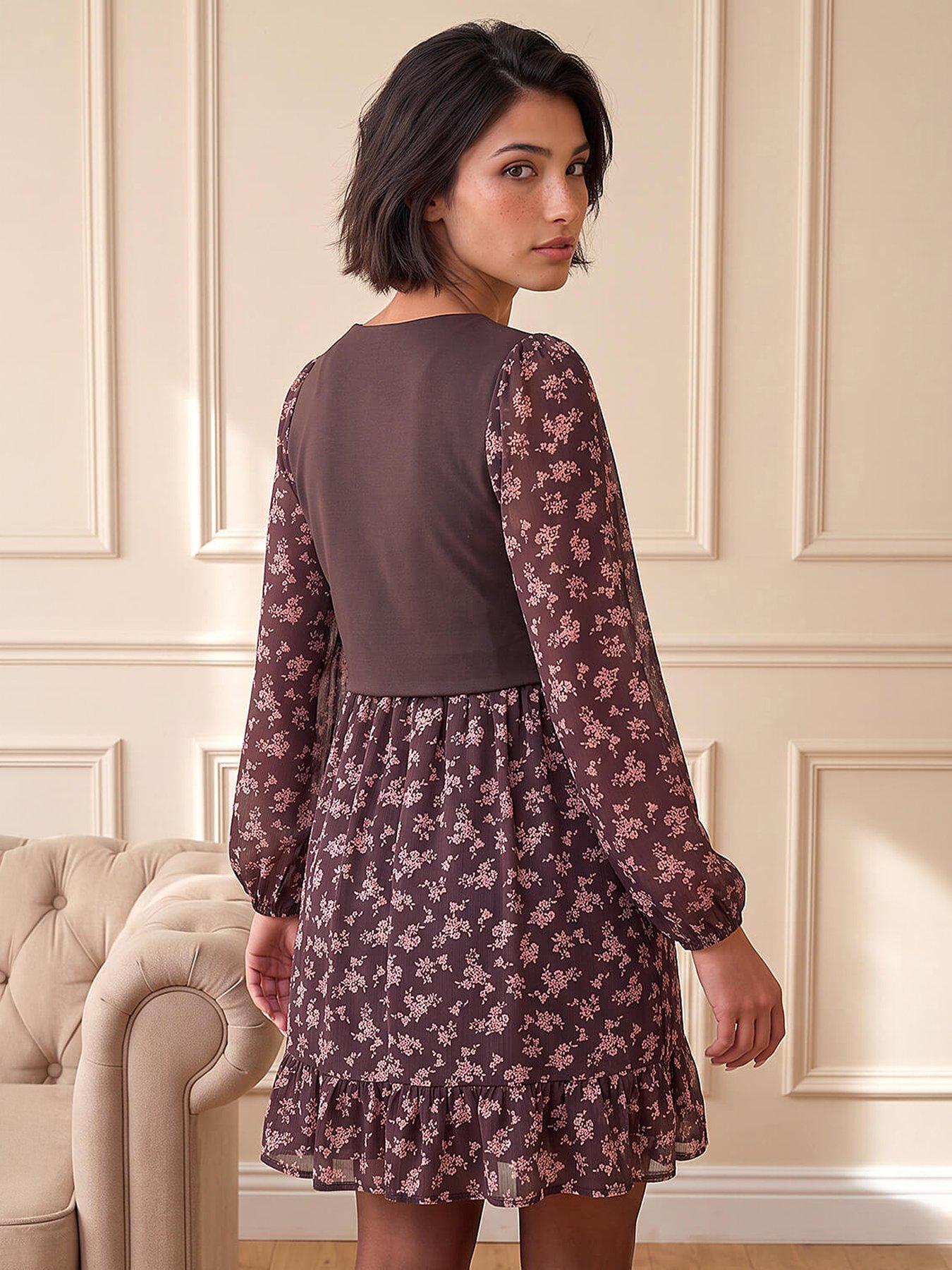 Image 2 of 4 of Roman Petite Waistcoat Dress