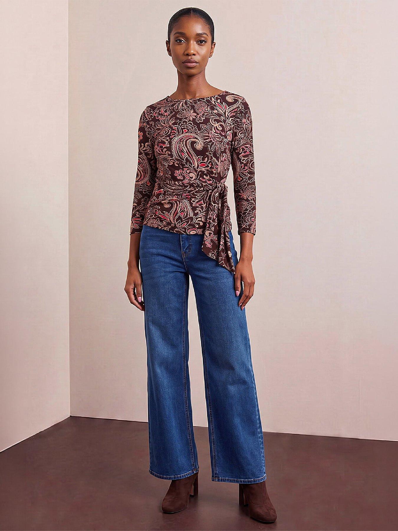 Image 4 of 4 of Roman Petite Tie Side Top