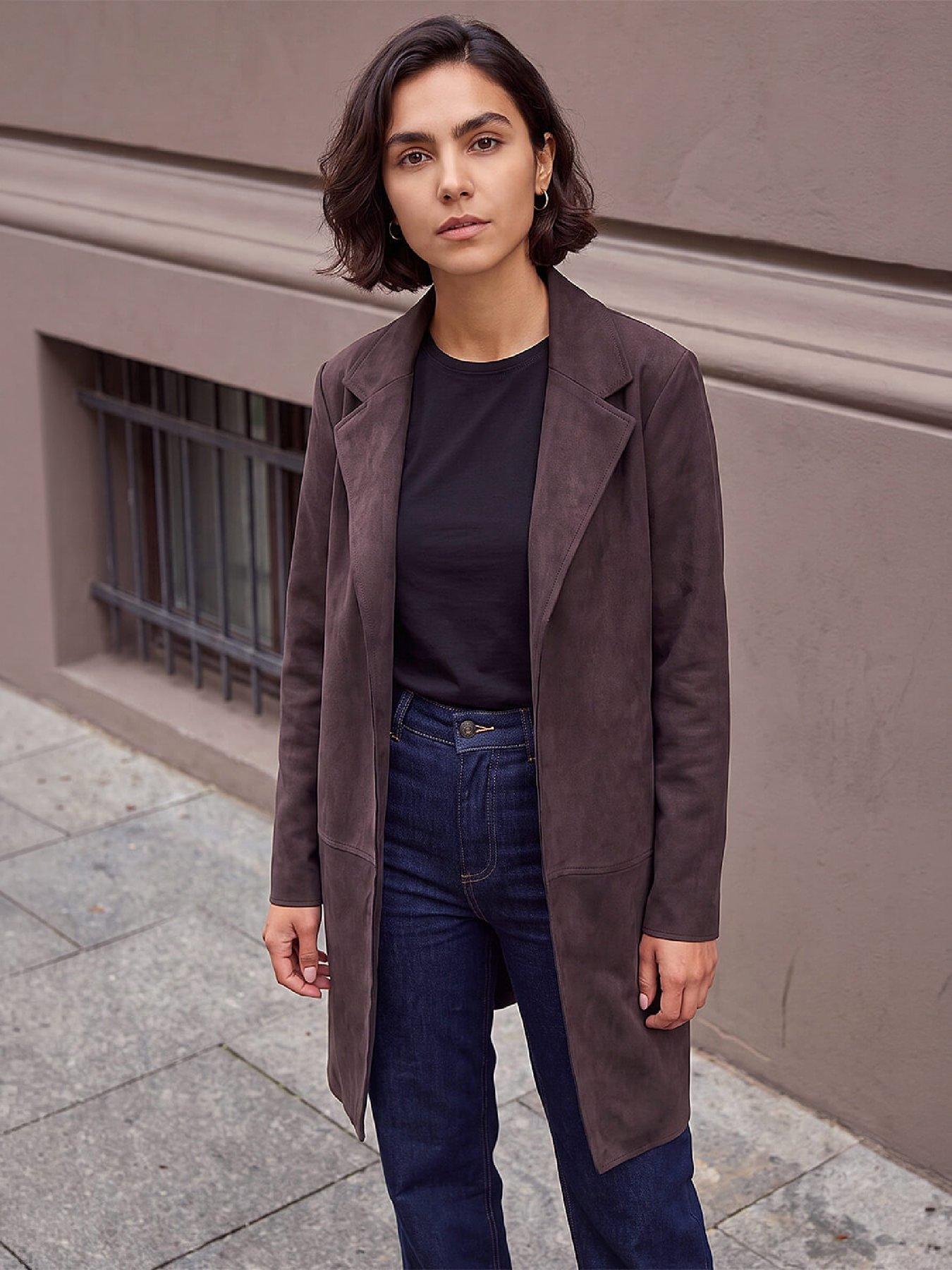 Image 1 of 4 of Roman Suedette Faux Jacket