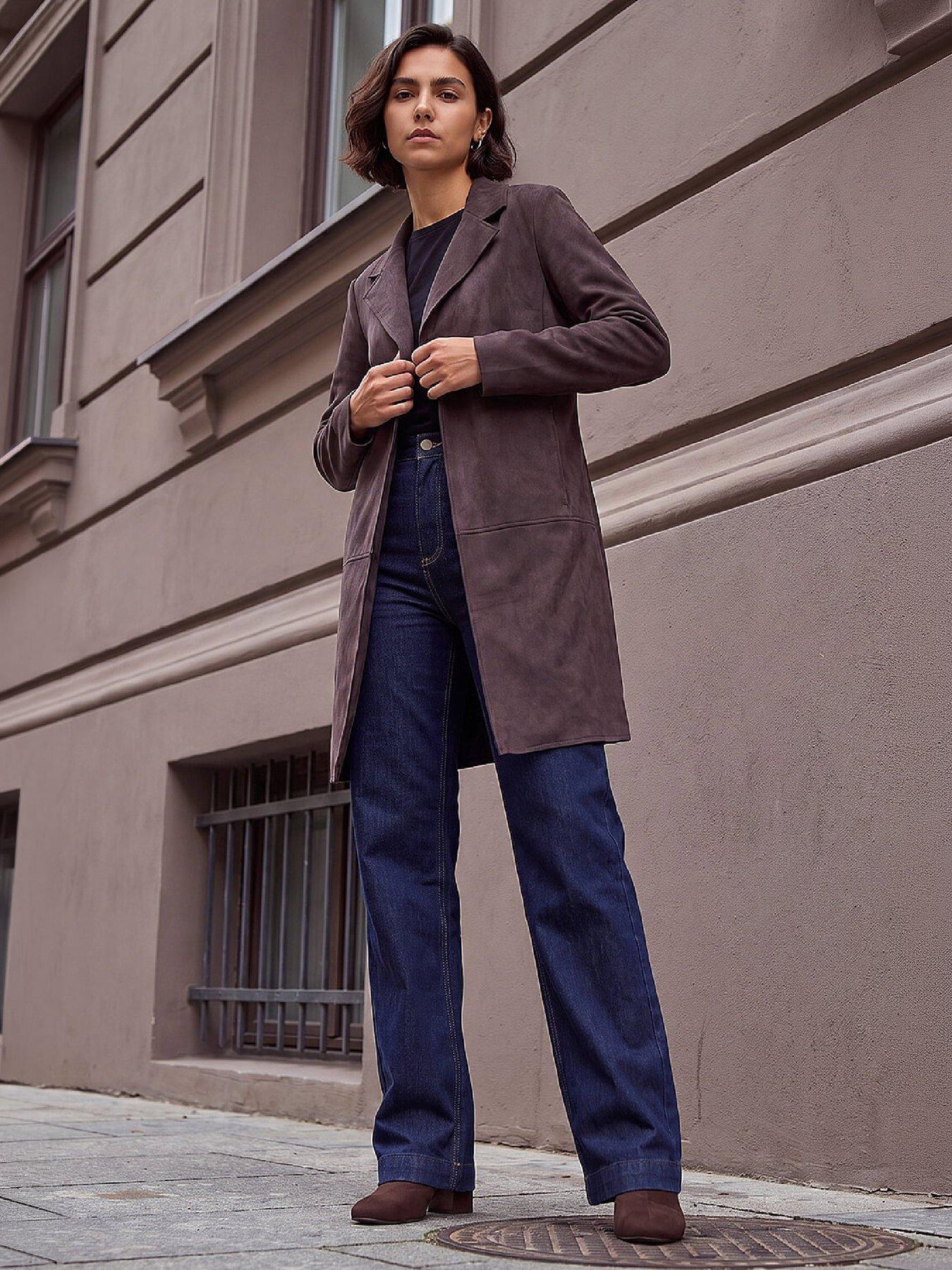 Image 4 of 4 of Roman Suedette Faux Jacket