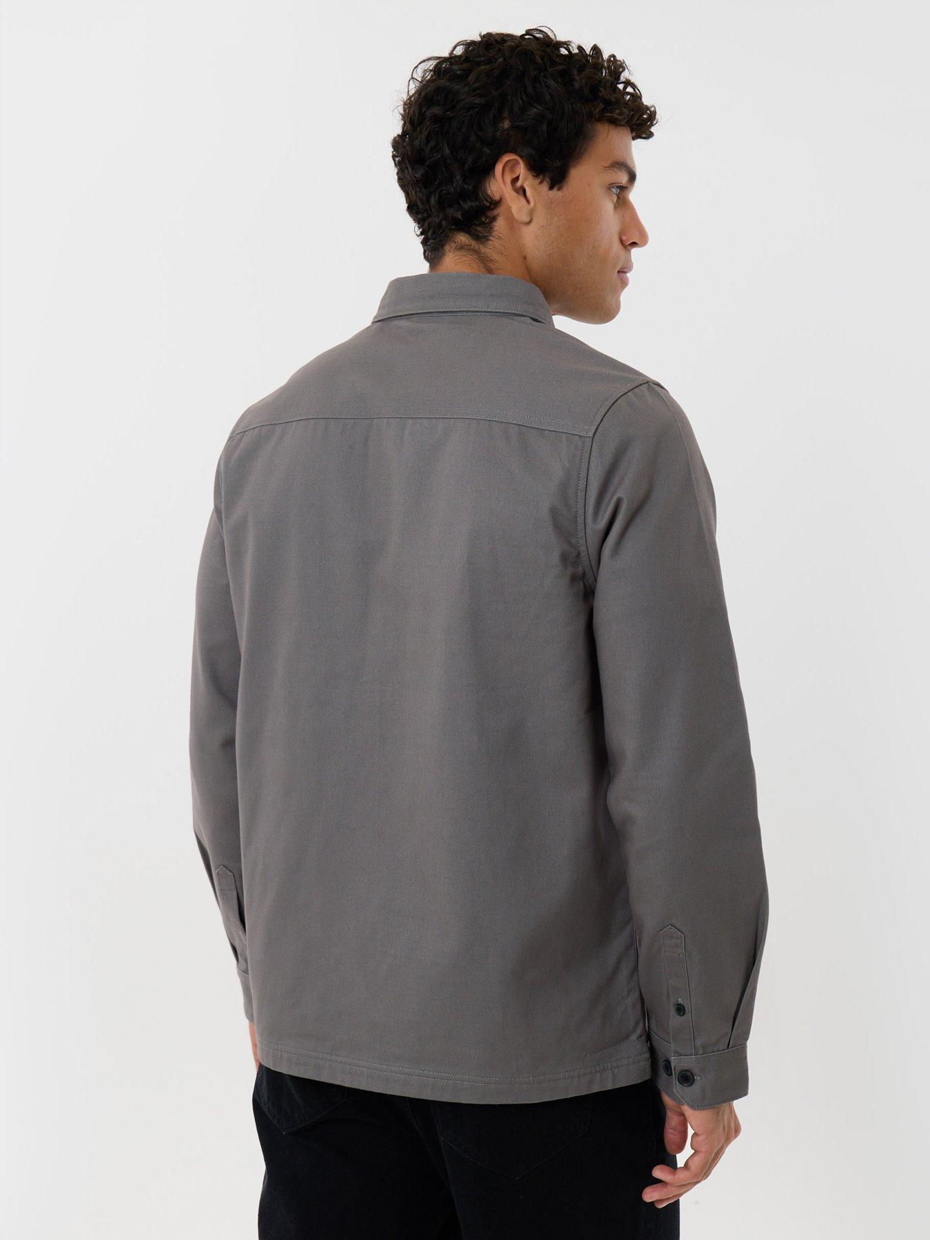 Image 2 of 5 of Threadbare Mens Shacket L/Slv Grande - Slate