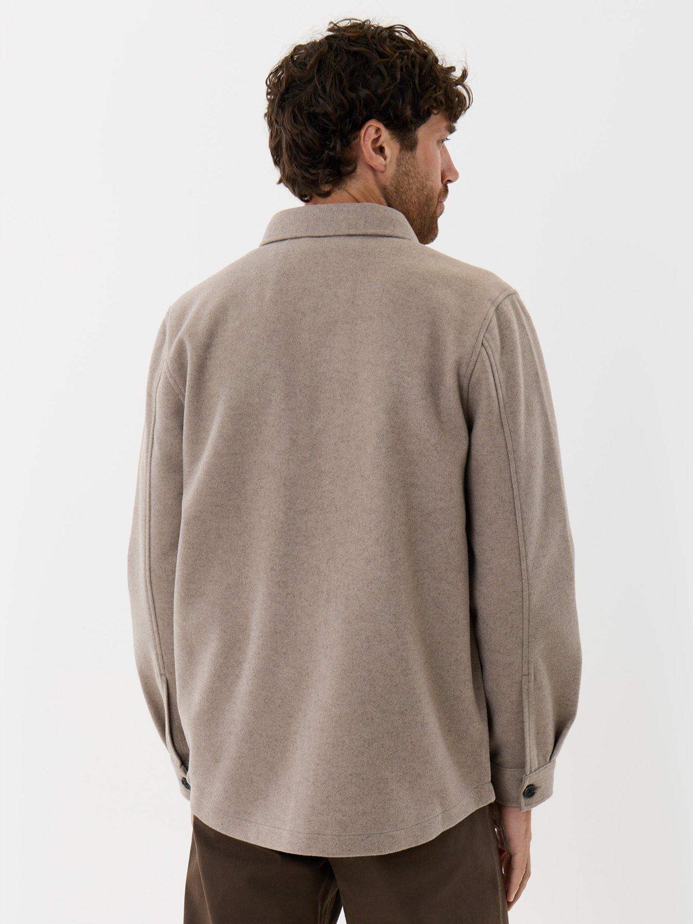 Image 2 of 5 of Threadbare Mens Shacket L/Slv Ranch - Oatmeal Marl