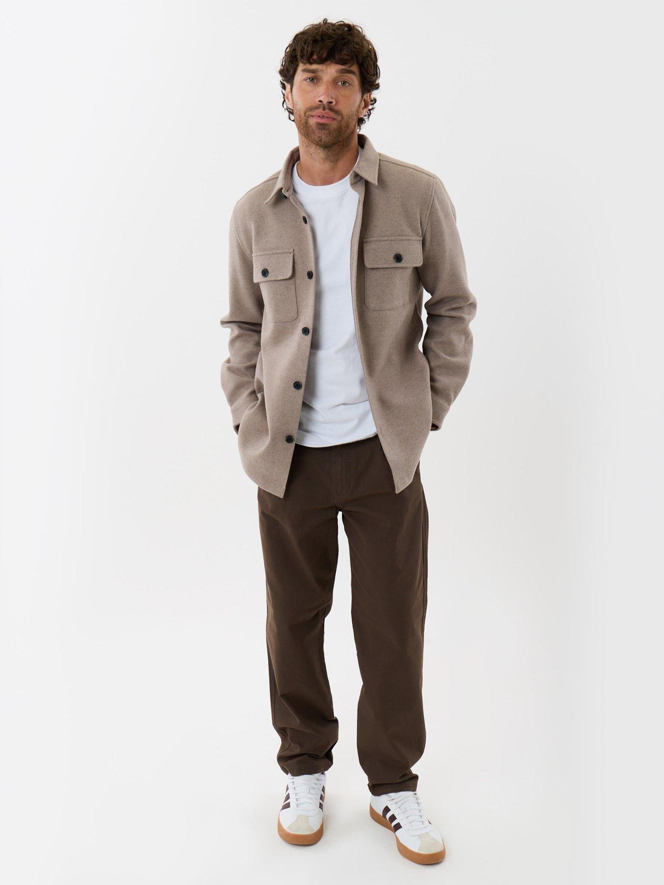 Image 3 of 5 of Threadbare Mens Shacket L/Slv Ranch - Oatmeal Marl