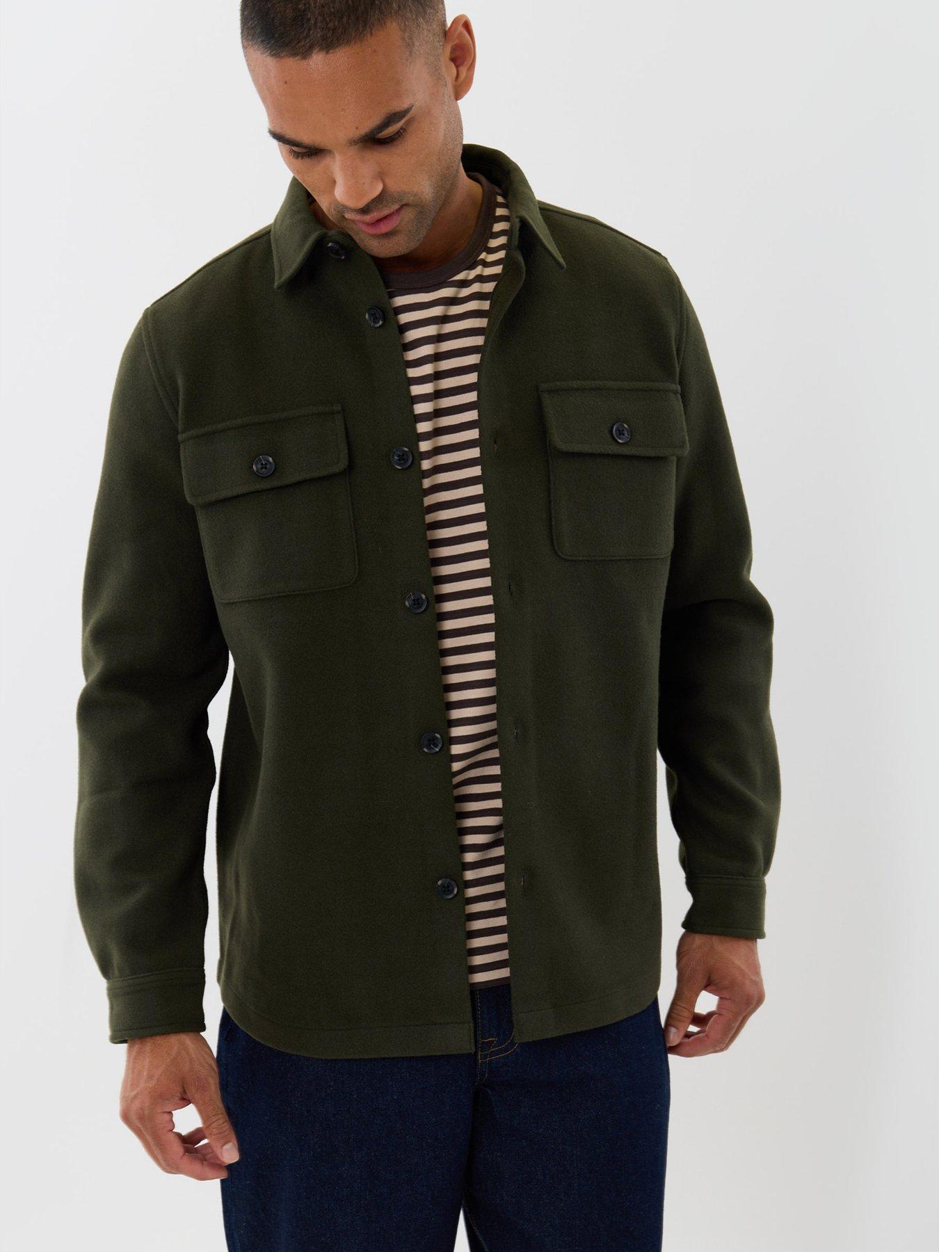 Image 1 of 5 of Threadbare Mens Shacket L/Slv Ranch - Forest