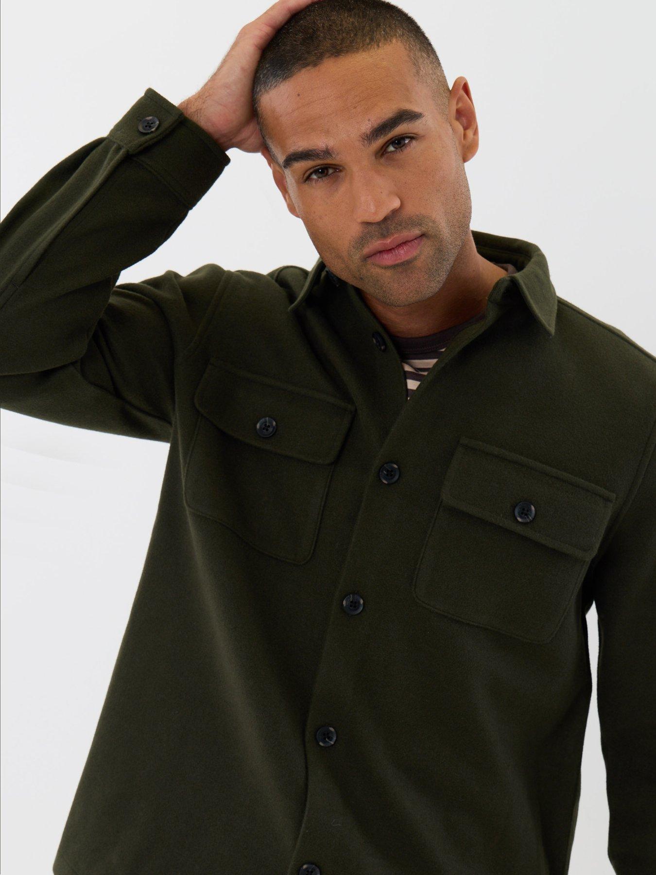 Image 4 of 5 of Threadbare Mens Shacket L/Slv Ranch - Forest