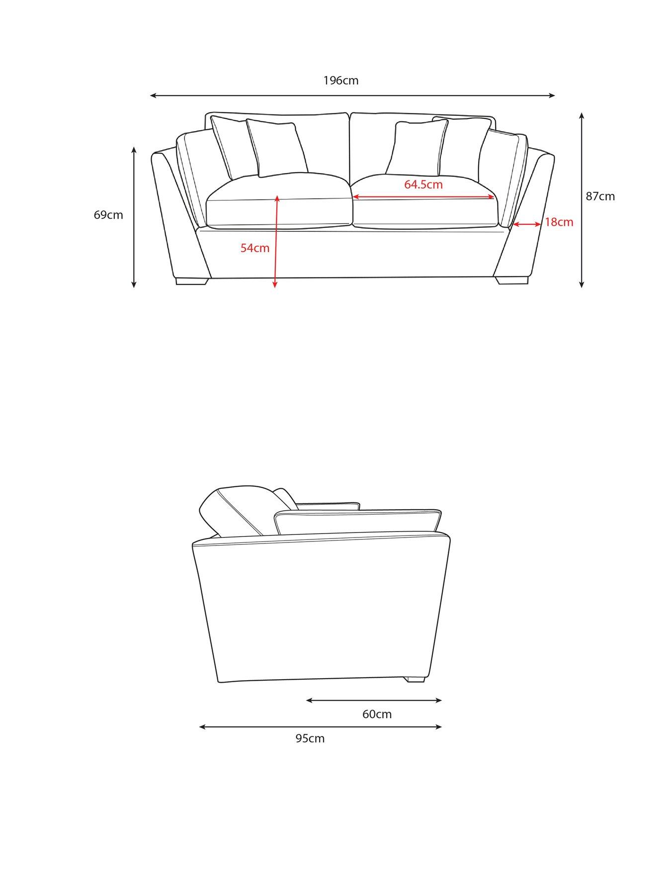 Image 7 of 7 of The Very Collection Paramount 2 Seater Sofa - Made to Order in the UK