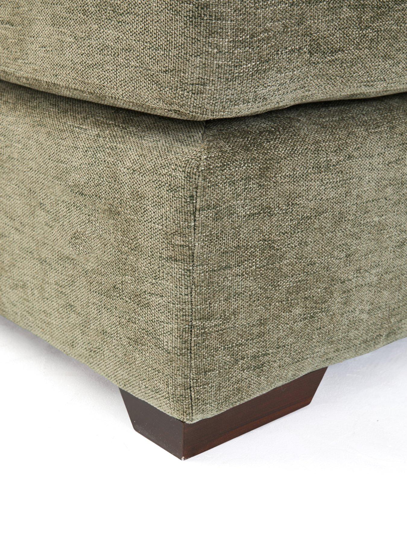 Image 6 of 7 of The Very Collection Paramount Large Footstool - Made to Order in the UK