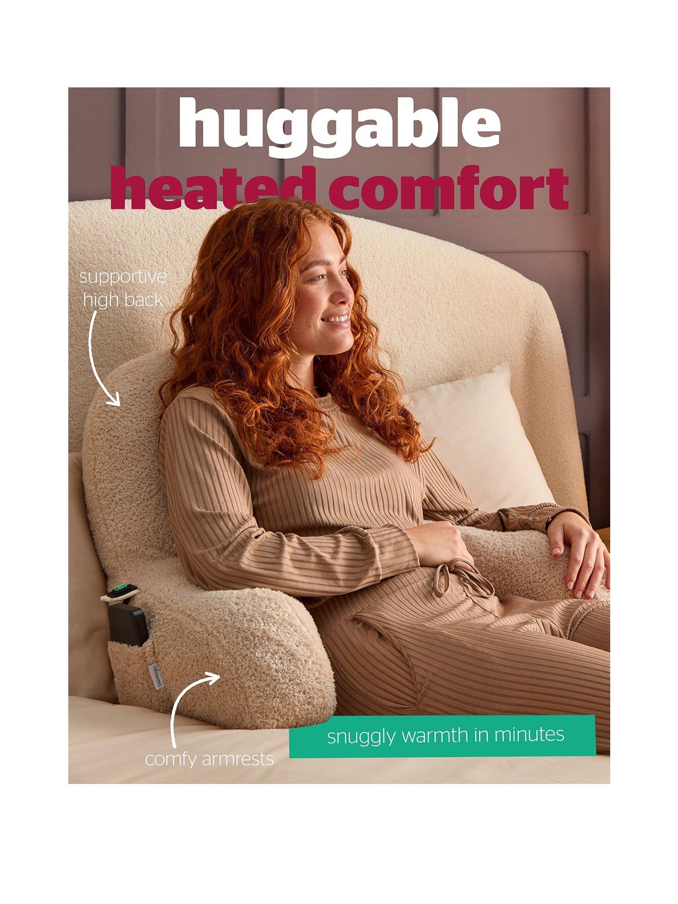 Image 2 of 7 of Silentnight Silentnight Usb Heated Cosy Cuddles Cushion - Natural
