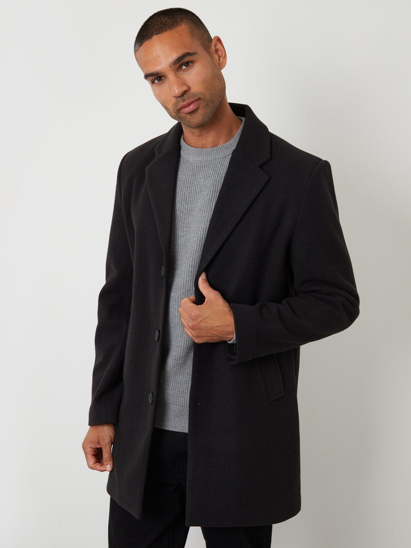 Image 5 of 5 of Threadbare Mens Jacket Espino - Black (FAUX WOOL)