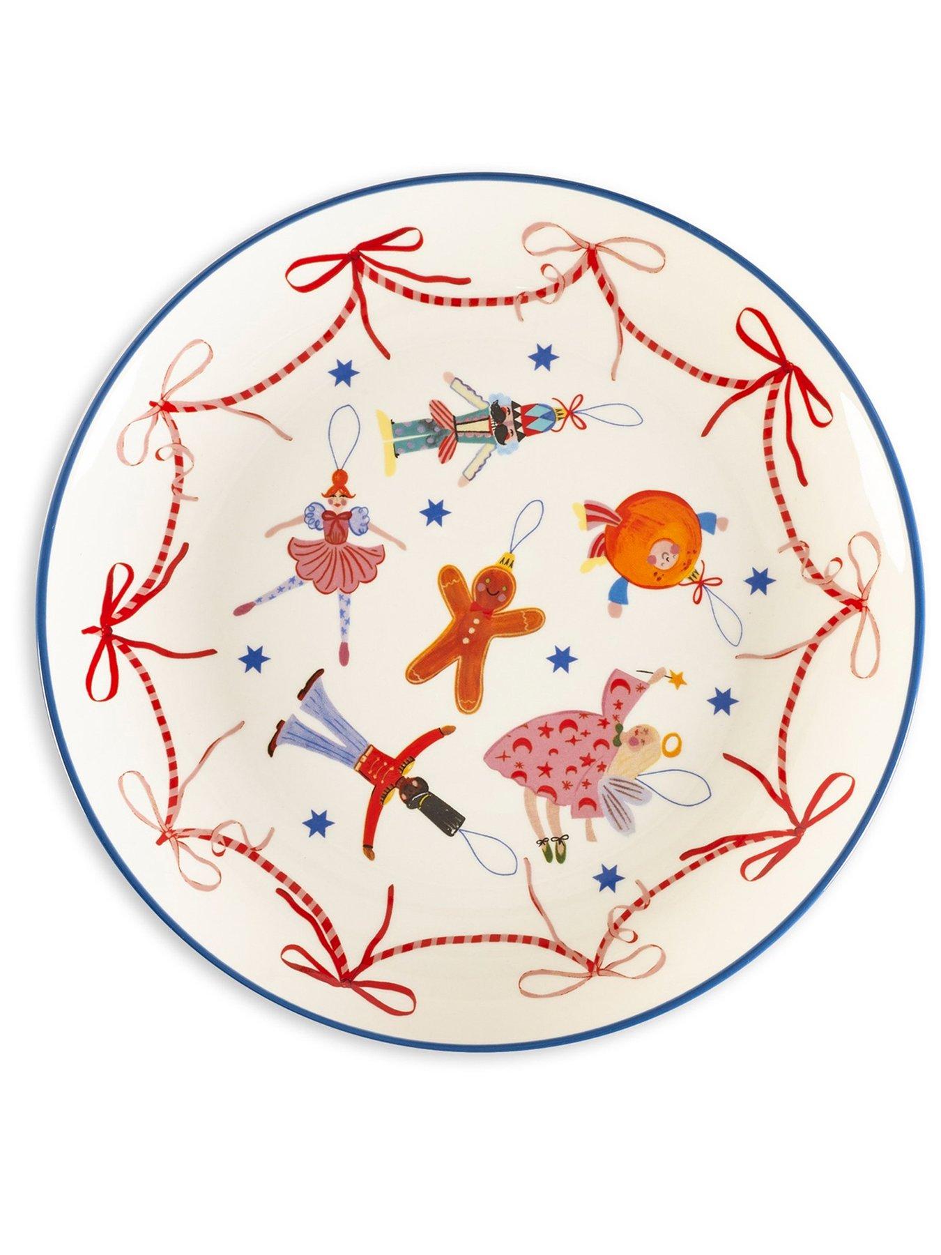 Image 4 of 7 of Eleanor Bowmer Dear Santa Cake Plates - Set Of 4