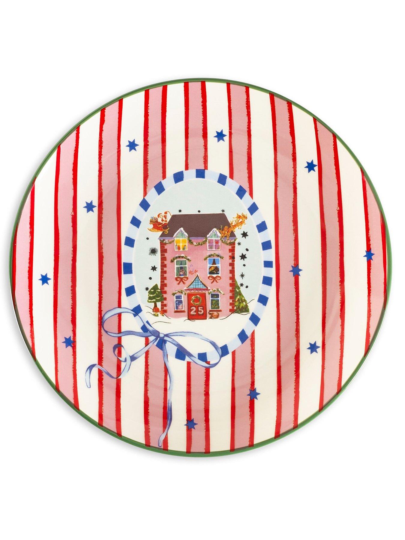 Image 5 of 7 of Eleanor Bowmer Dear Santa Cake Plates - Set Of 4